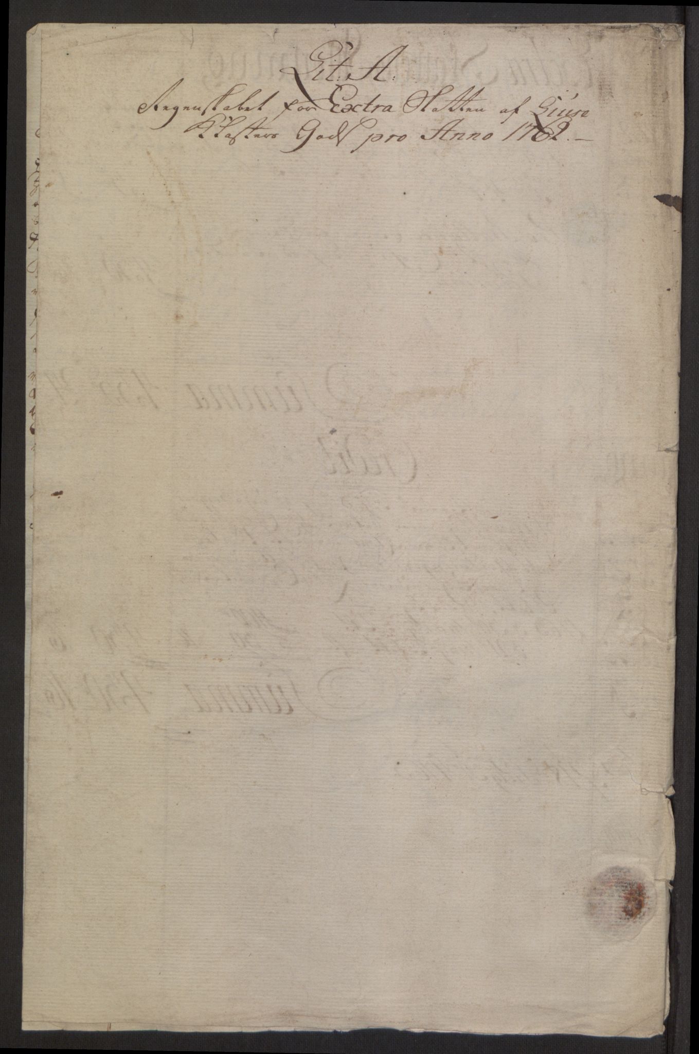 Rentekammeret inntil 1814, Reviderte regnskaper, Fogderegnskap, AV/RA-EA-4092/R50/L3180: Ekstraskatten Lyse kloster, 1762-1783, p. 5