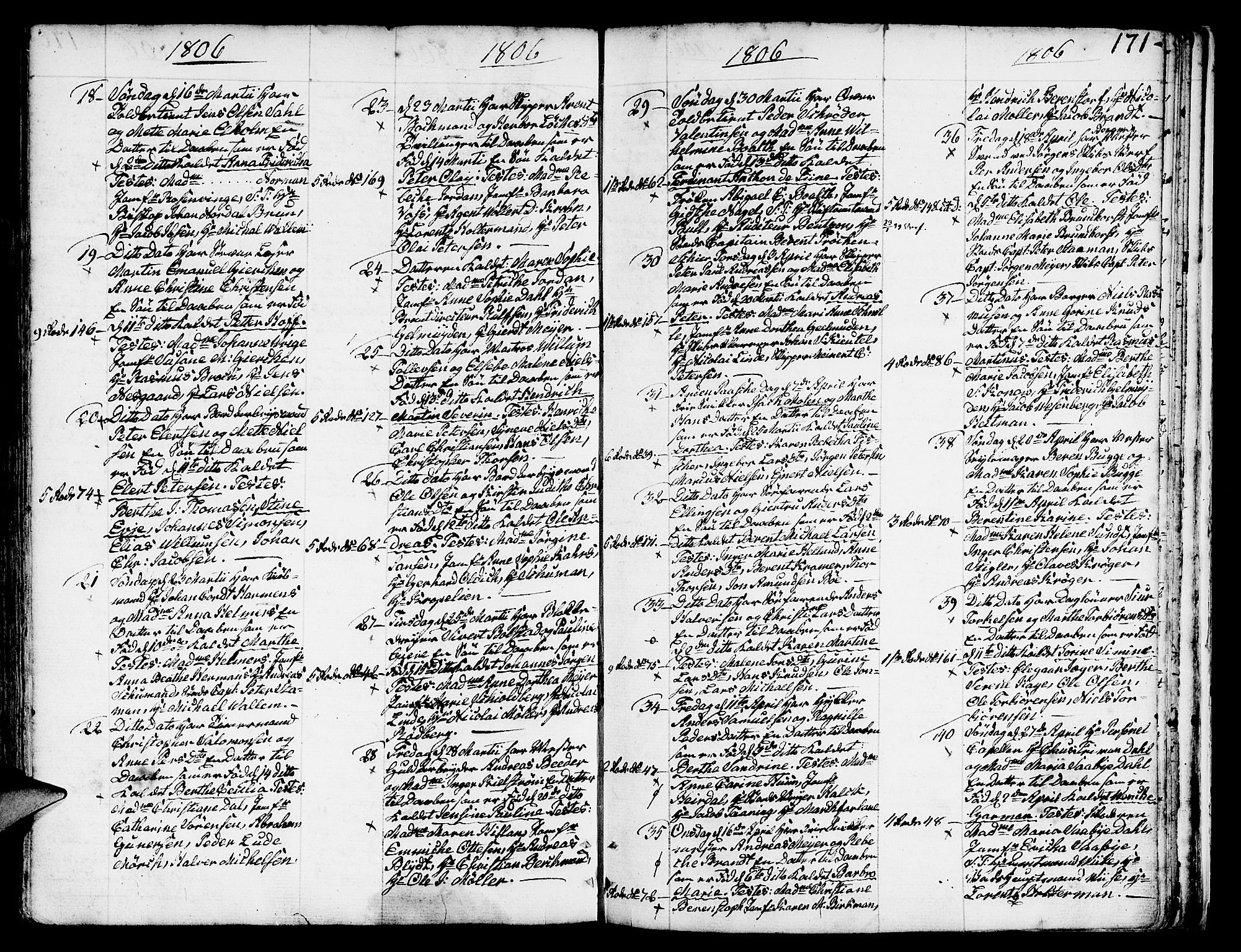 Nykirken Sokneprestembete, SAB/A-77101/H/Haa/L0005: Parish register (official) no. A 5, 1775-1808, p. 171