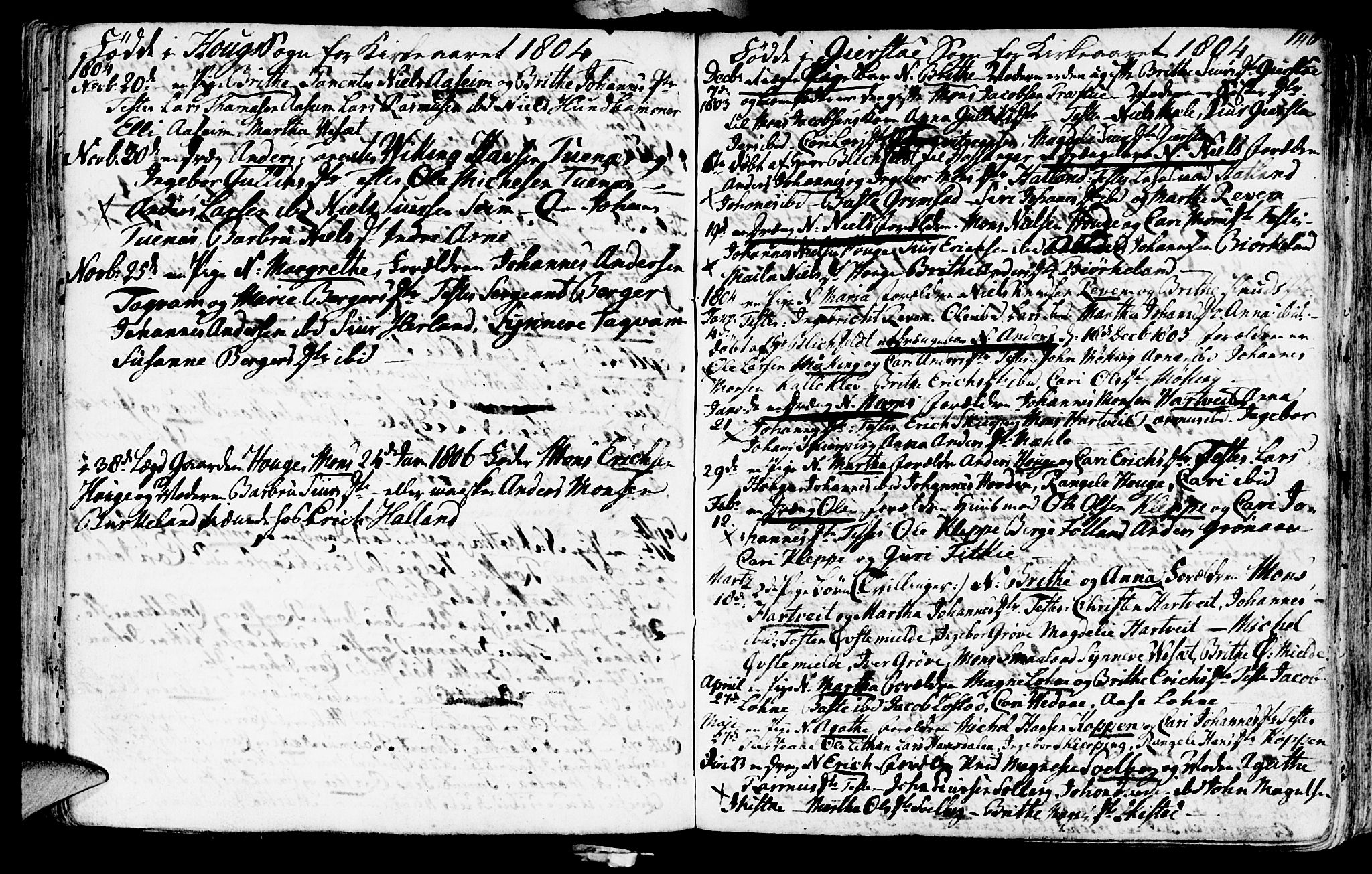 Haus sokneprestembete, AV/SAB-A-75601/H/Haa: Parish register (official) no. A 11, 1796-1816, p. 148