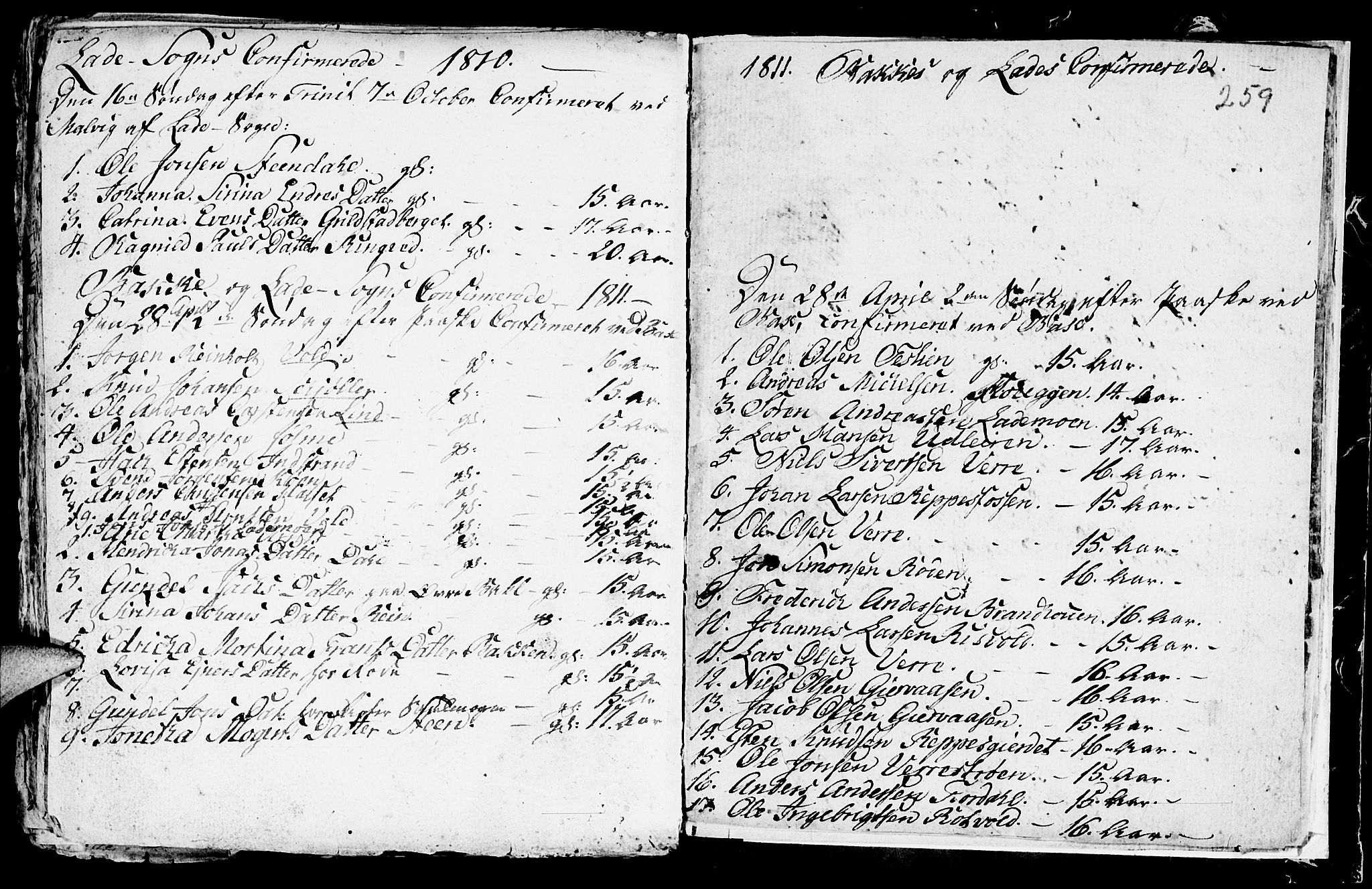 Ministerialprotokoller, klokkerbøker og fødselsregistre - Sør-Trøndelag, SAT/A-1456/604/L0218: Parish register (copy) no. 604C01, 1754-1819, p. 259