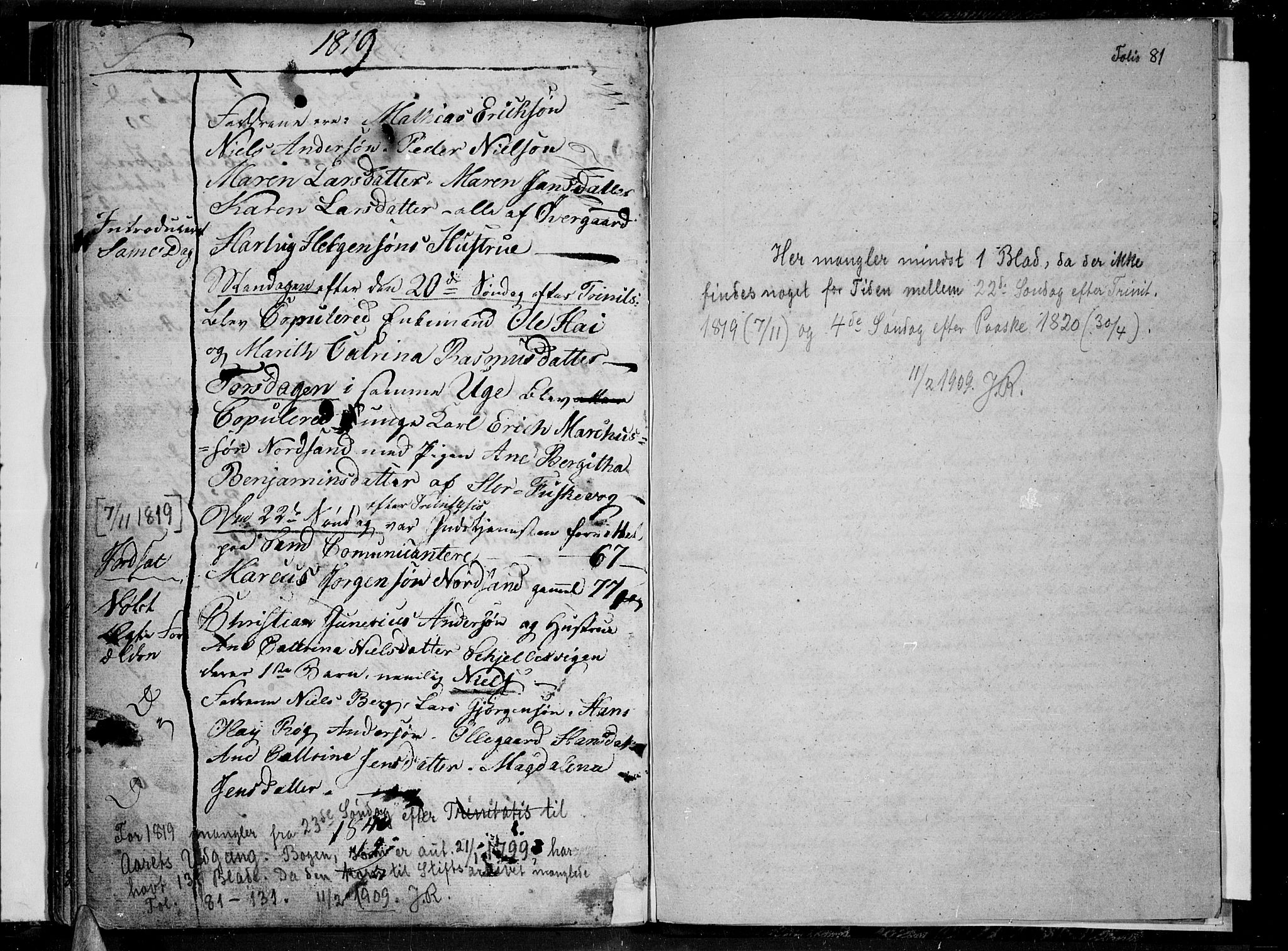 Trondenes sokneprestkontor, SATØ/S-1319/H/Ha/L0004kirke: Parish register (official) no. 4, 1797-1820, p. 81