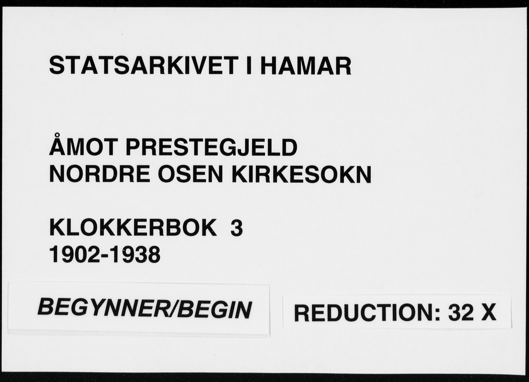 Åmot prestekontor, Hedmark, SAH/PREST-056/H/Ha/Hab/L0003: Parish register (copy) no. 3, 1902-1938