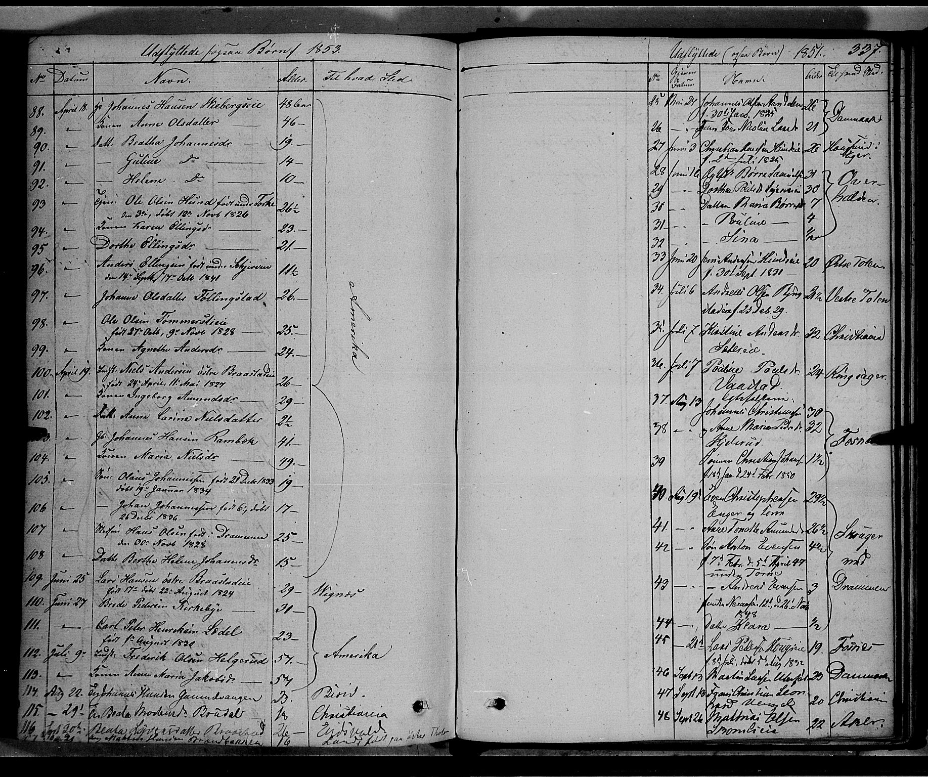 Vardal prestekontor, SAH/PREST-100/H/Ha/Haa/L0005: Parish register (official) no. 5, 1831-1853, p. 337