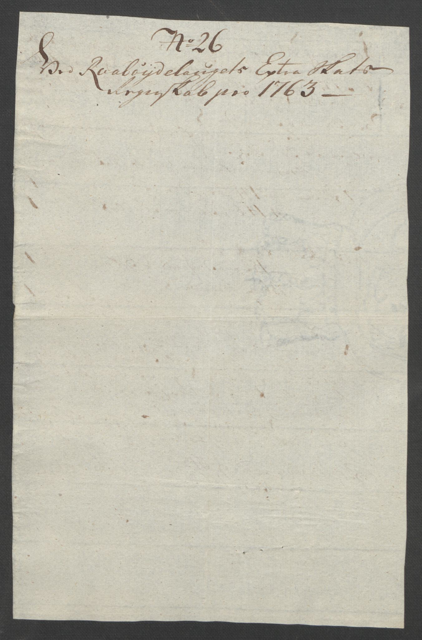 Rentekammeret inntil 1814, Reviderte regnskaper, Fogderegnskap, AV/RA-EA-4092/R40/L2517: Ekstraskatten Råbyggelag, 1762-1763, p. 344