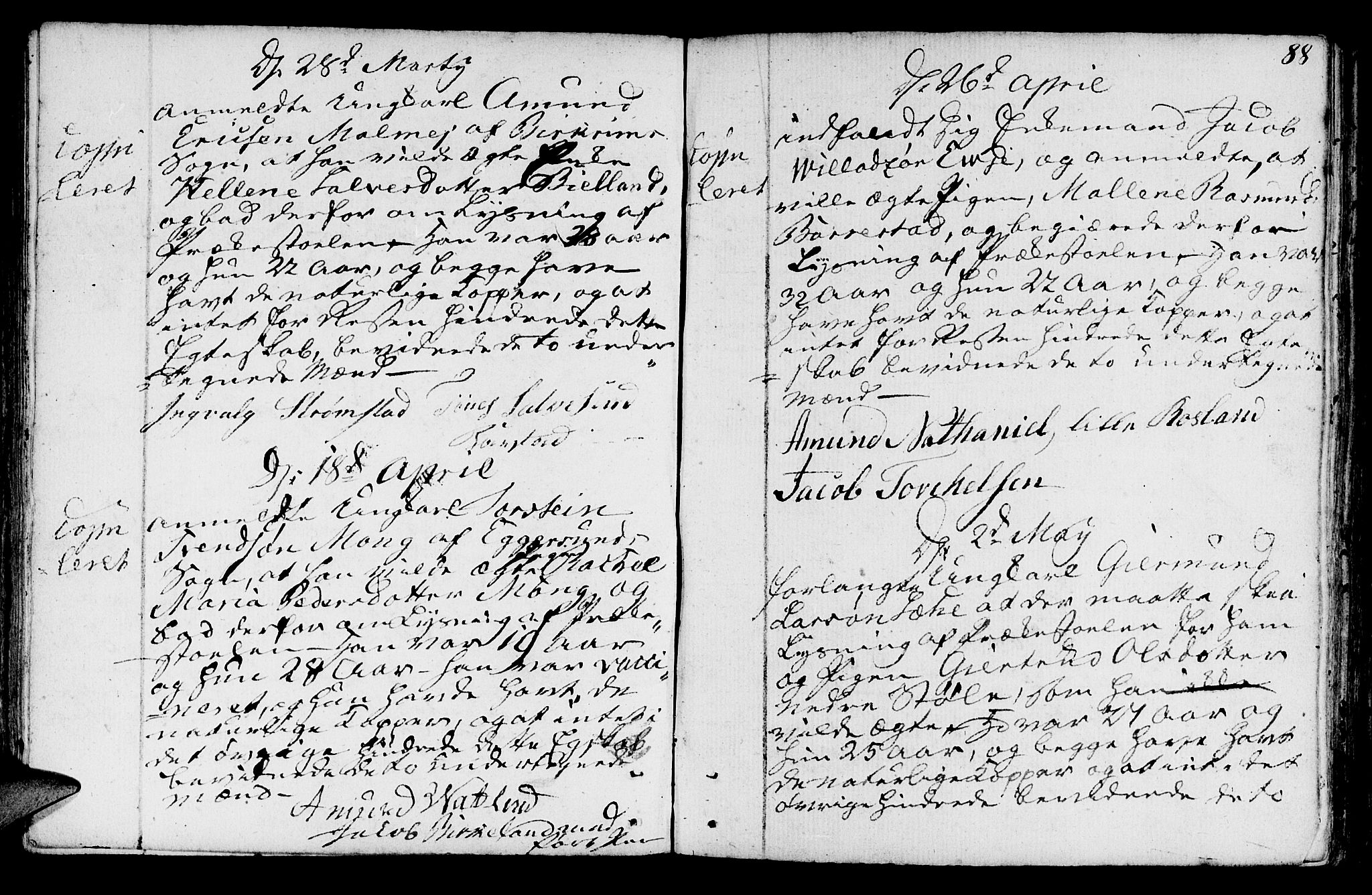 Sokndal sokneprestkontor, SAST/A-101808: Parish register (official) no. A 5, 1806-1826, p. 88