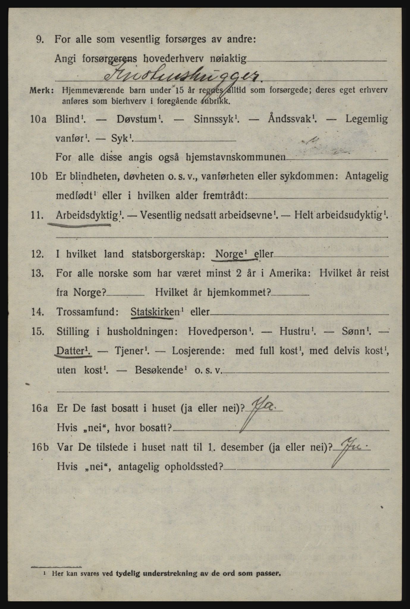 SAO, 1920 census for Idd, 1920, p. 9526