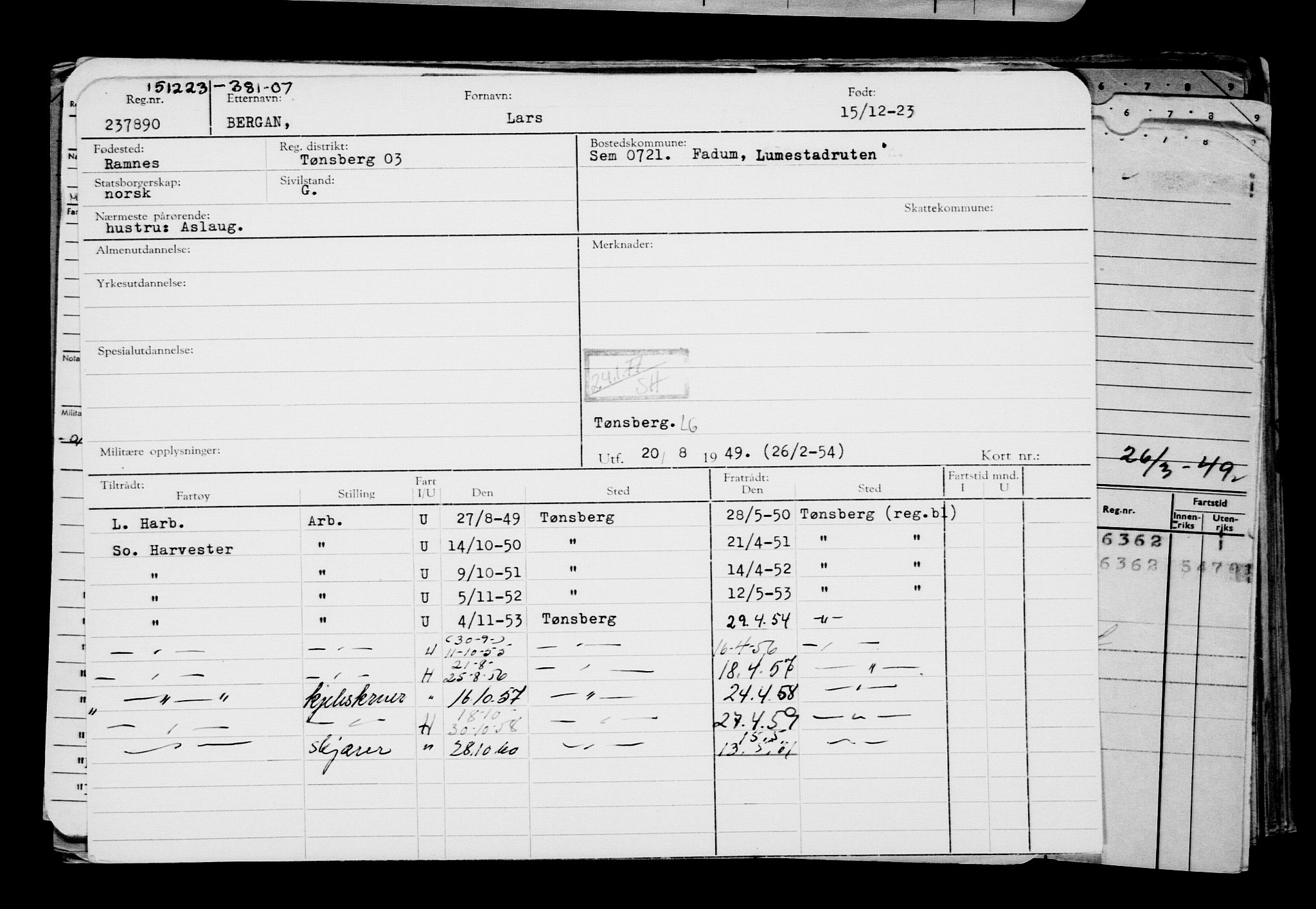 Direktoratet for sjømenn, AV/RA-S-3545/G/Gb/L0225: Hovedkort, 1923, p. 702