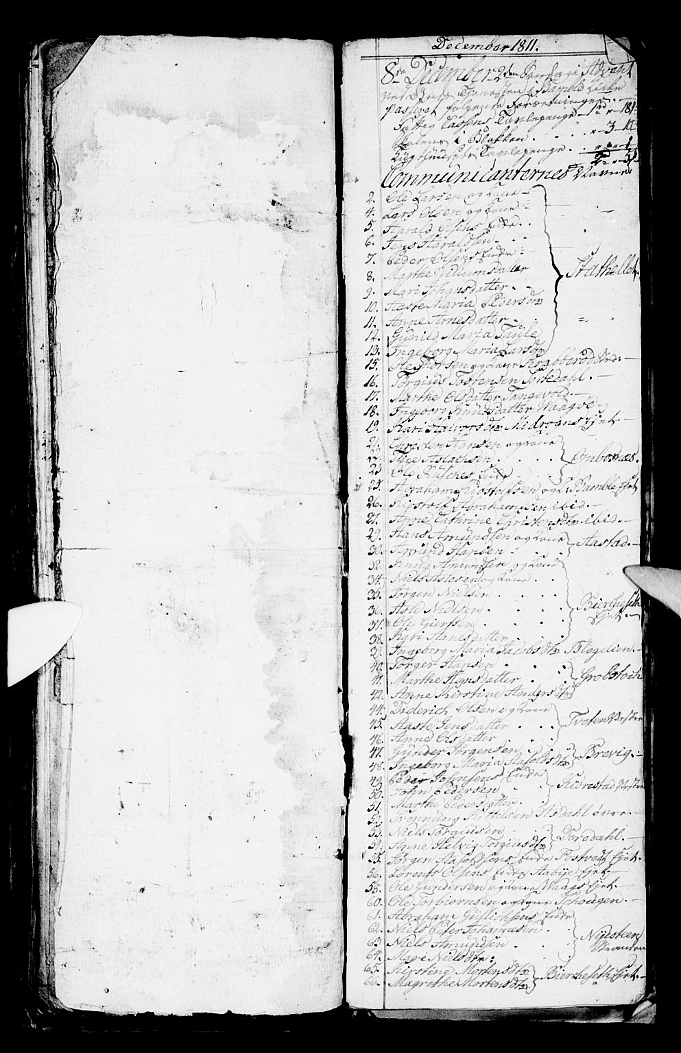 Bamble kirkebøker, AV/SAKO-A-253/G/Ga/L0004: Parish register (copy) no. I 4, 1808-1814