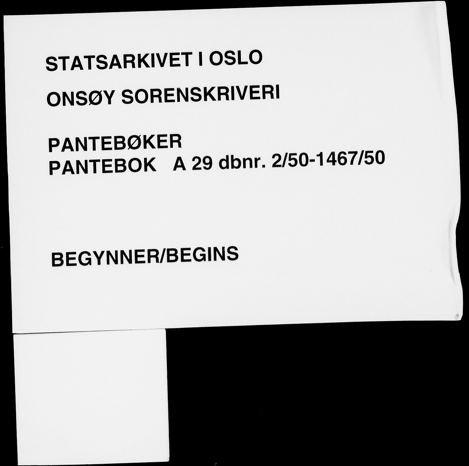 Onsøy sorenskriveri, SAO/A-10474/G/Ga/Gab/L0029: Mortgage book no. II A-29, 1950-1950