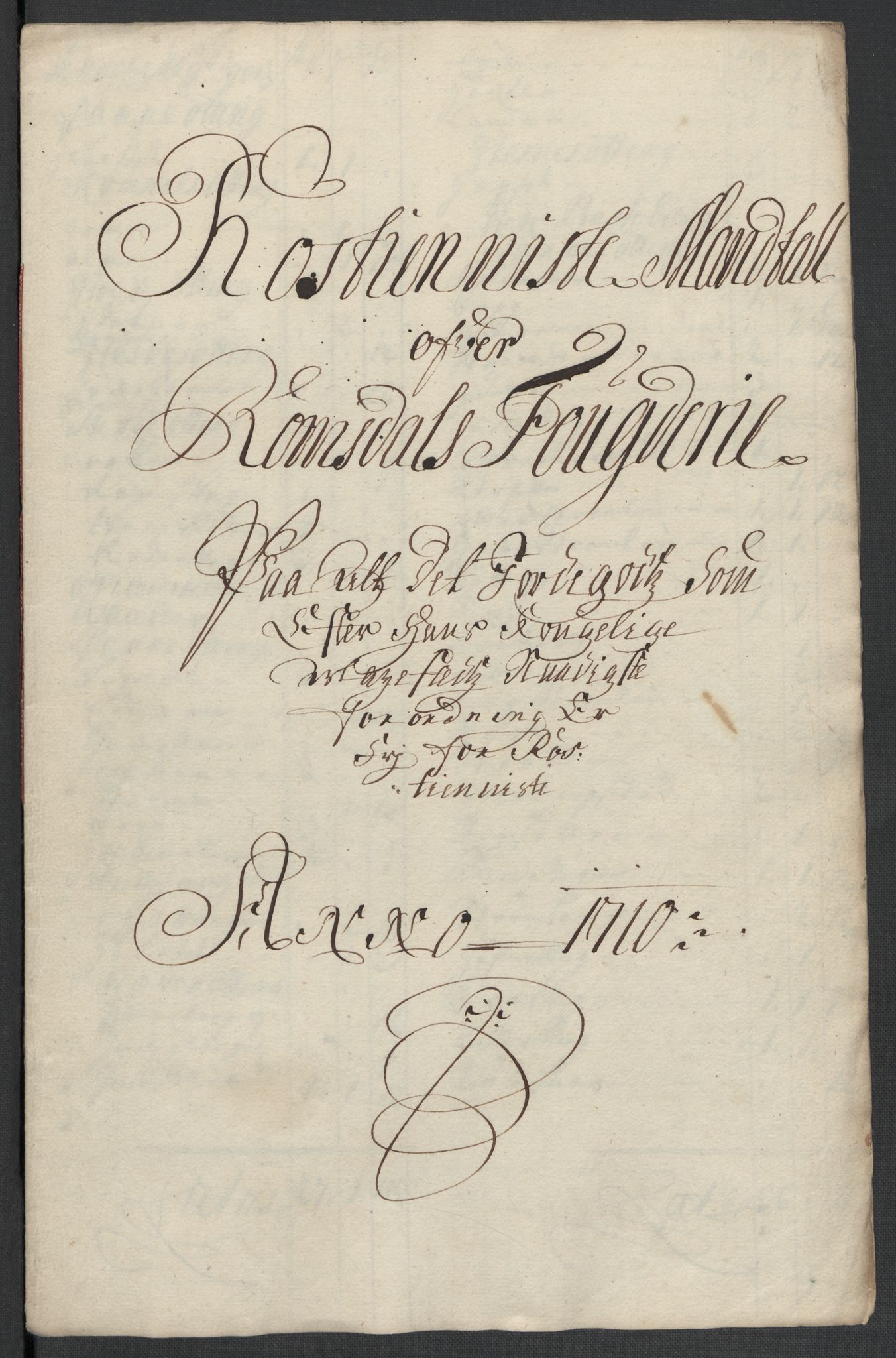 Rentekammeret inntil 1814, Reviderte regnskaper, Fogderegnskap, AV/RA-EA-4092/R55/L3659: Fogderegnskap Romsdal, 1709-1710, p. 415