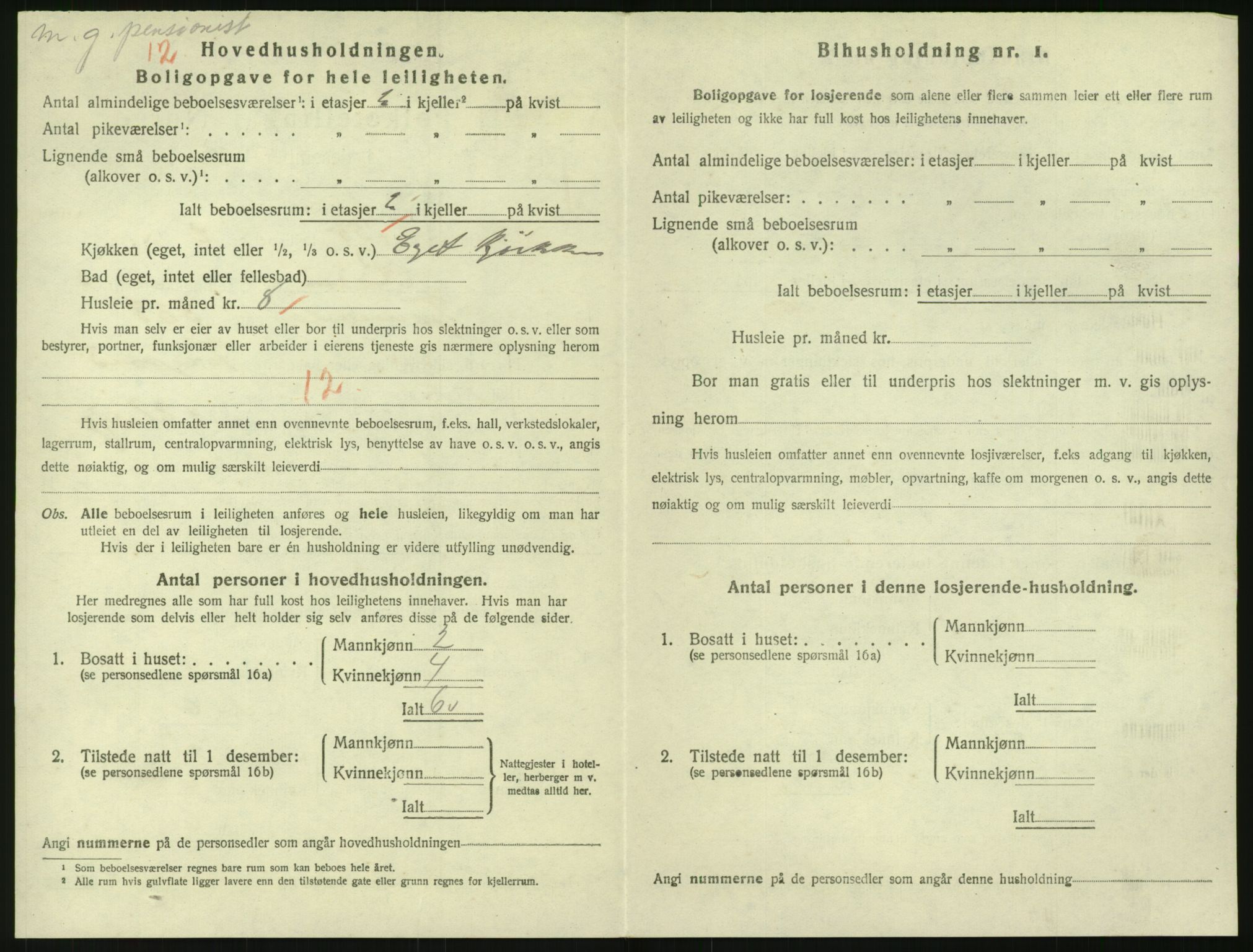 SAK, 1920 census for Risør, 1920, p. 2398