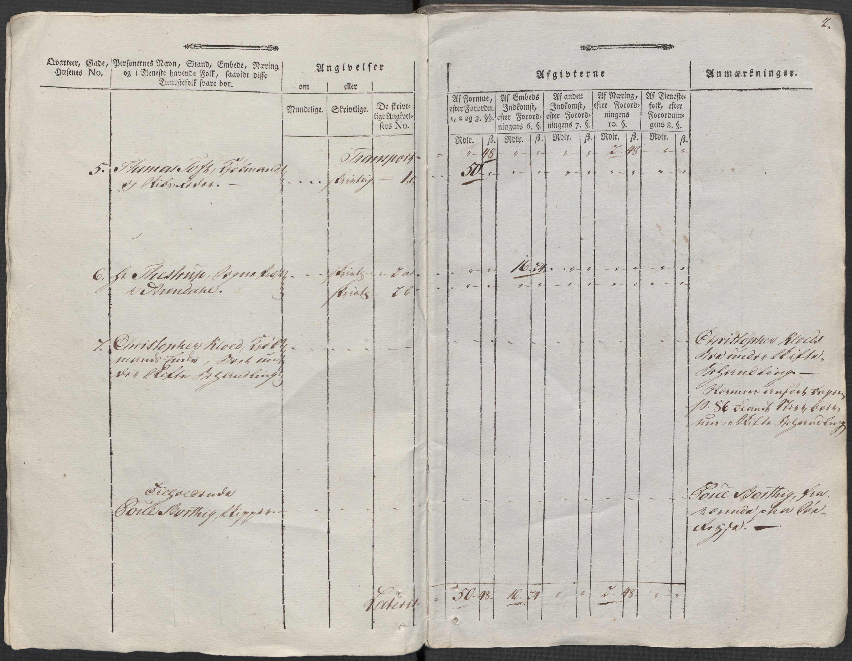 Rentekammeret inntil 1814, Reviderte regnskaper, Mindre regnskaper, AV/RA-EA-4068/Rf/Rfe/L0002: Arendal. Bergen, 1789, p. 343