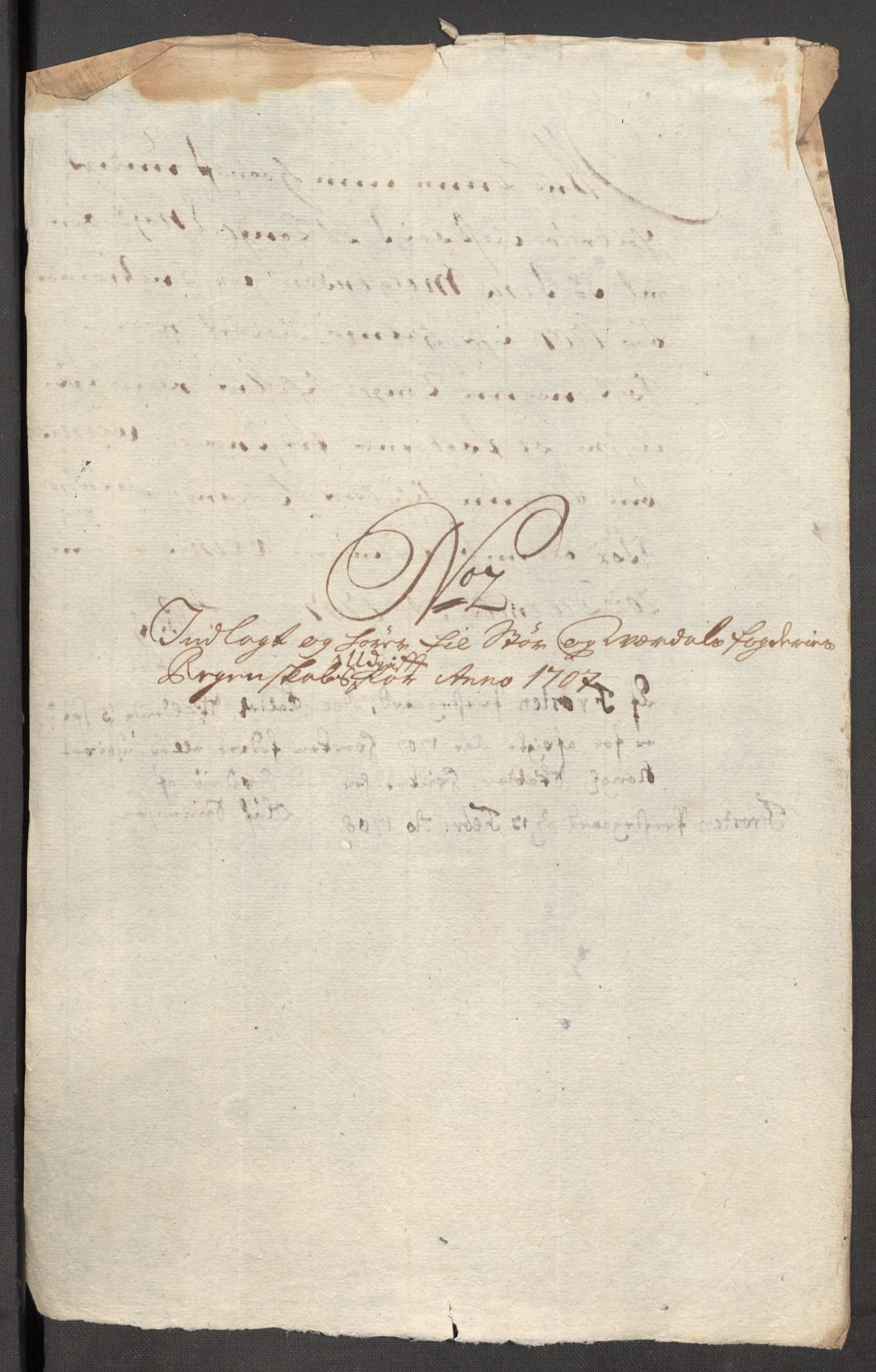Rentekammeret inntil 1814, Reviderte regnskaper, Fogderegnskap, AV/RA-EA-4092/R62/L4197: Fogderegnskap Stjørdal og Verdal, 1707, p. 200