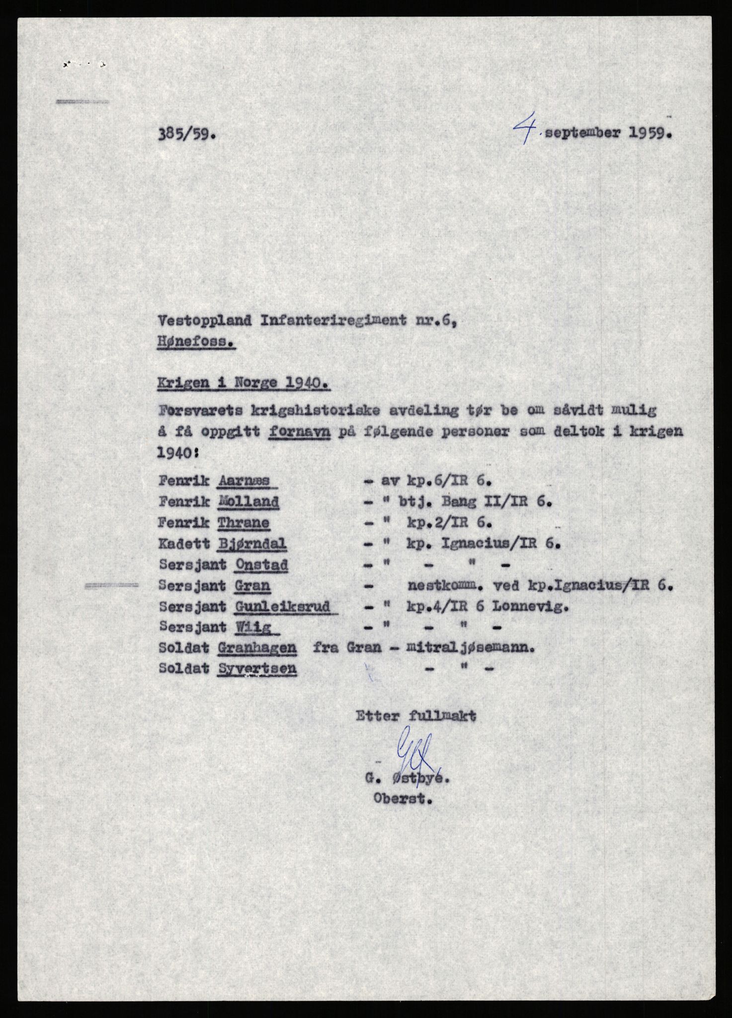 Forsvaret, Forsvarets krigshistoriske avdeling, AV/RA-RAFA-2017/Y/Yb/L0066: II-C-11-211-212  -  2. Divisjon., 1940-1949