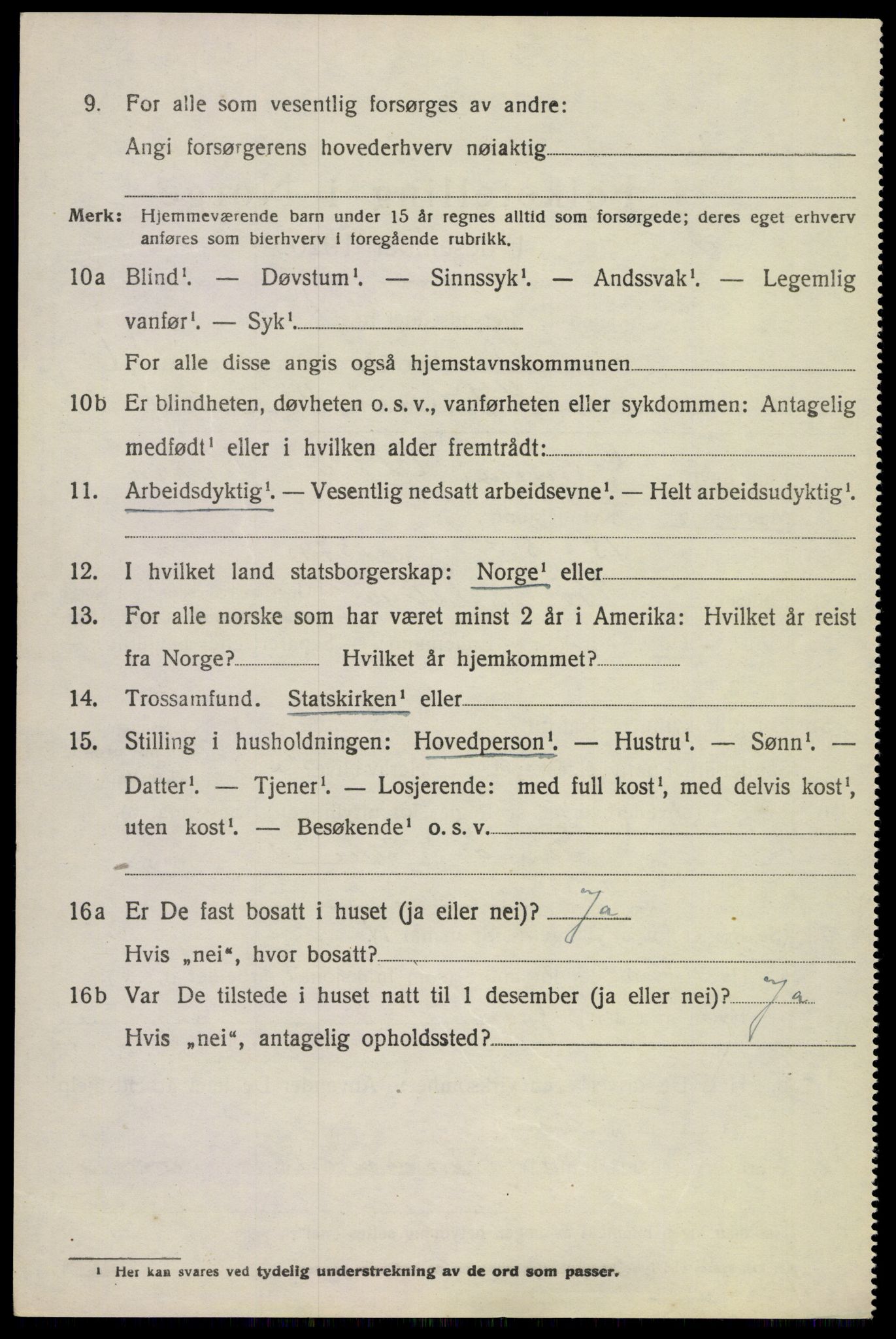 SAKO, 1920 census for Bø (Telemark), 1920, p. 4913