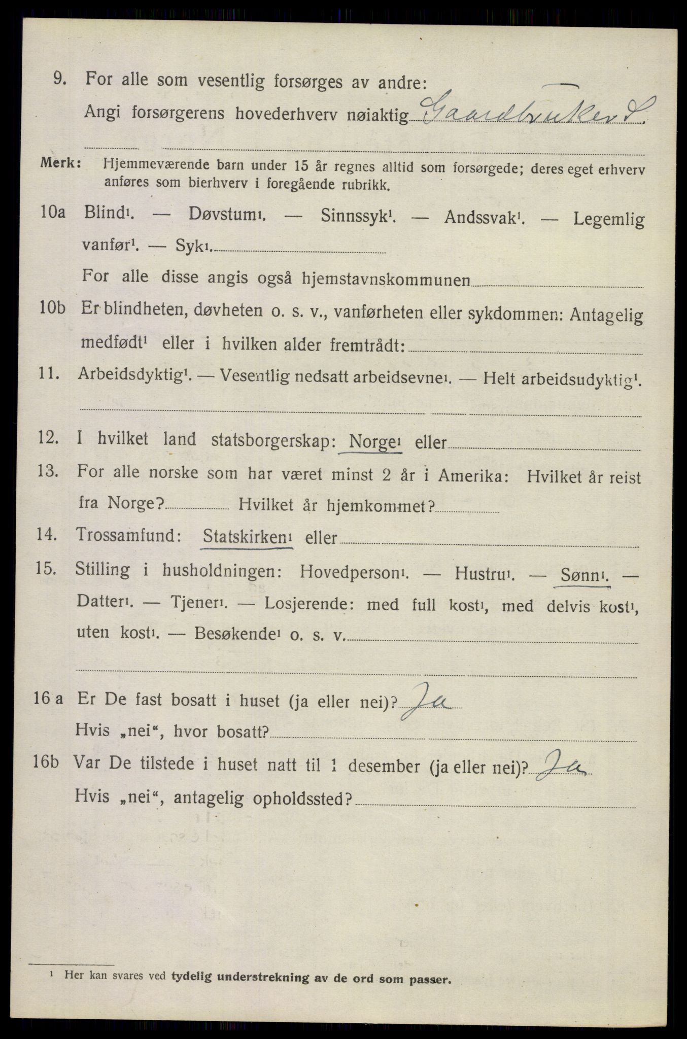 SAKO, 1920 census for Ramnes, 1920, p. 1989