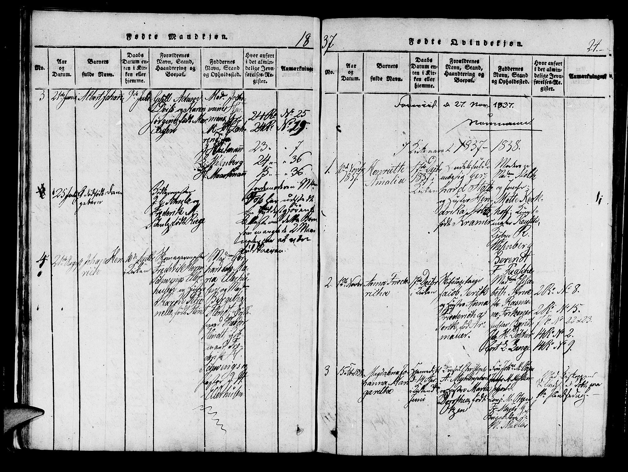 Mariakirken Sokneprestembete, SAB/A-76901/H/Haa/L0005: Parish register (official) no. A 5, 1815-1845, p. 24