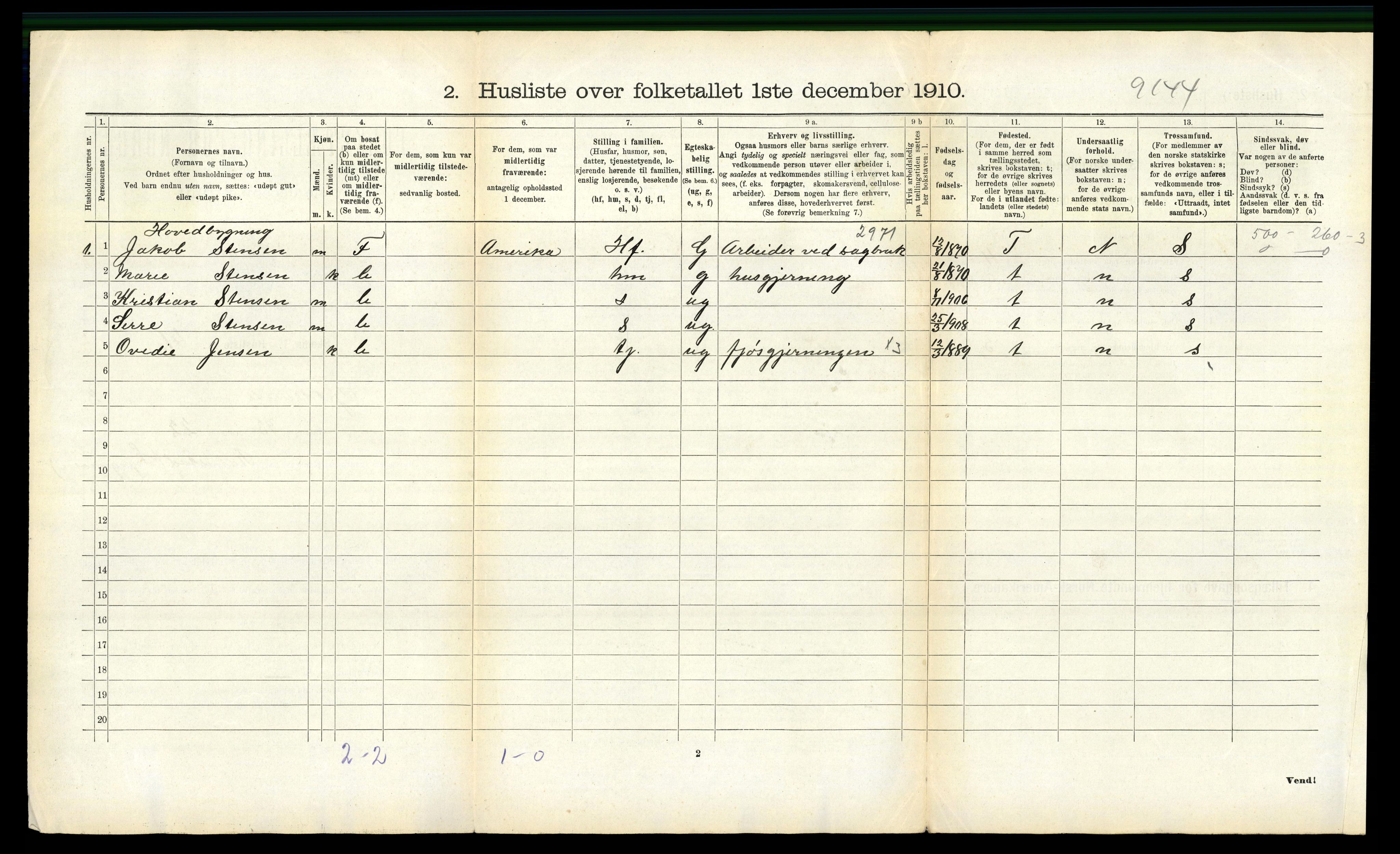 RA, 1910 census for Tjeldsund, 1910, p. 371