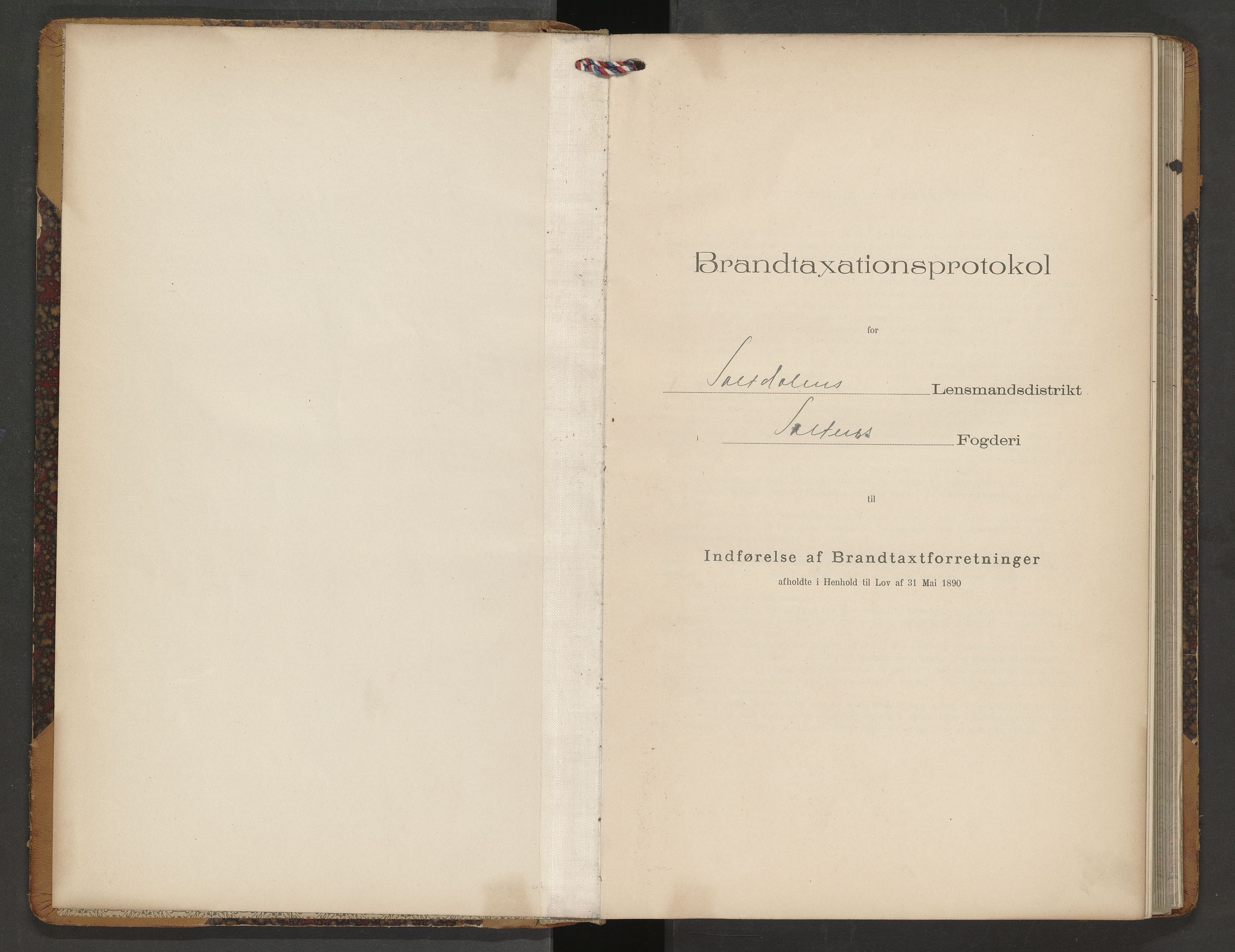 Norges Brannkasse Saltdalen, SAT/A-5579/Fb/L0003: Branntakstprotokoll, 1910-1914