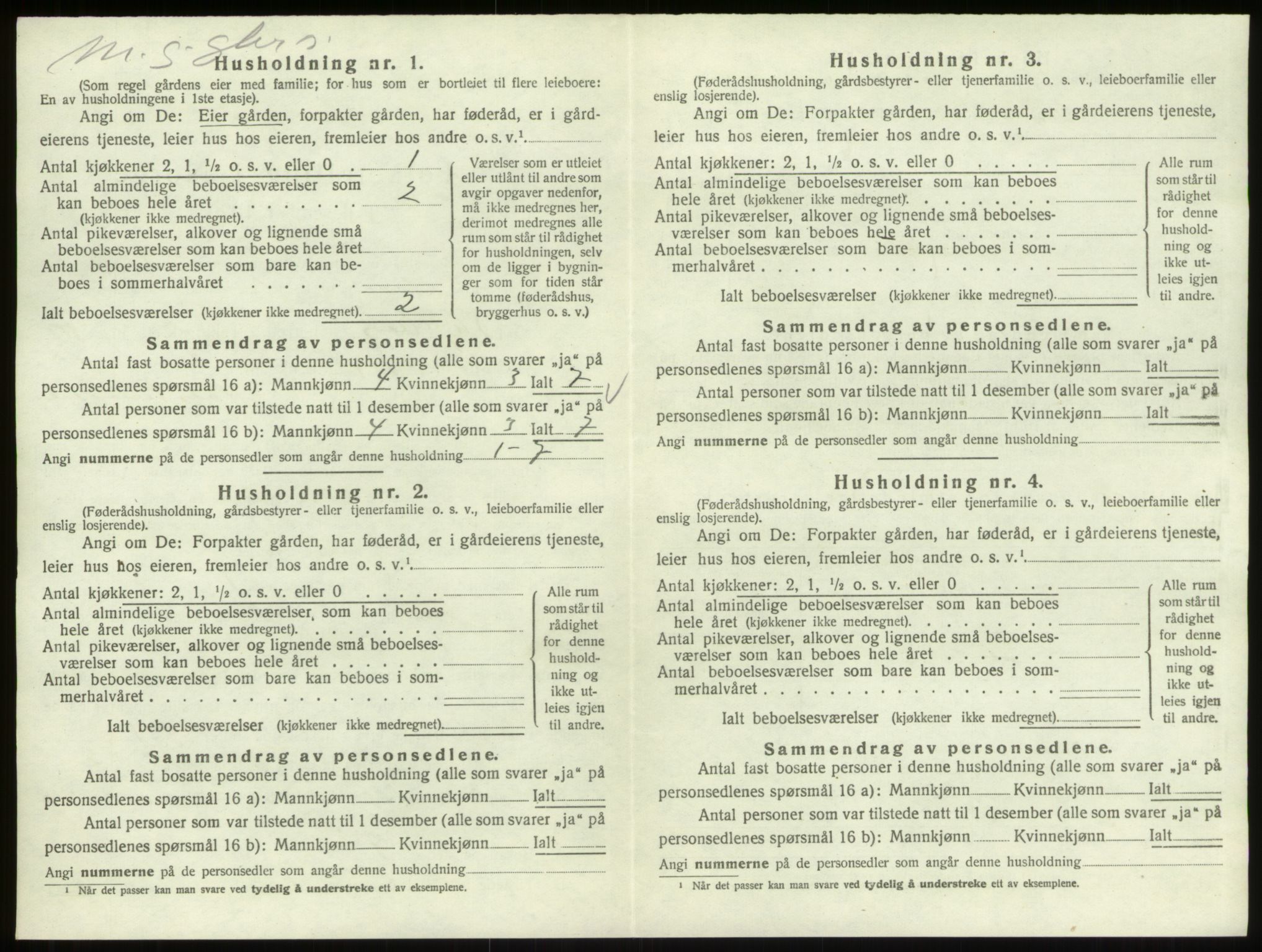 SAO, 1920 census for Skjeberg, 1920, p. 875