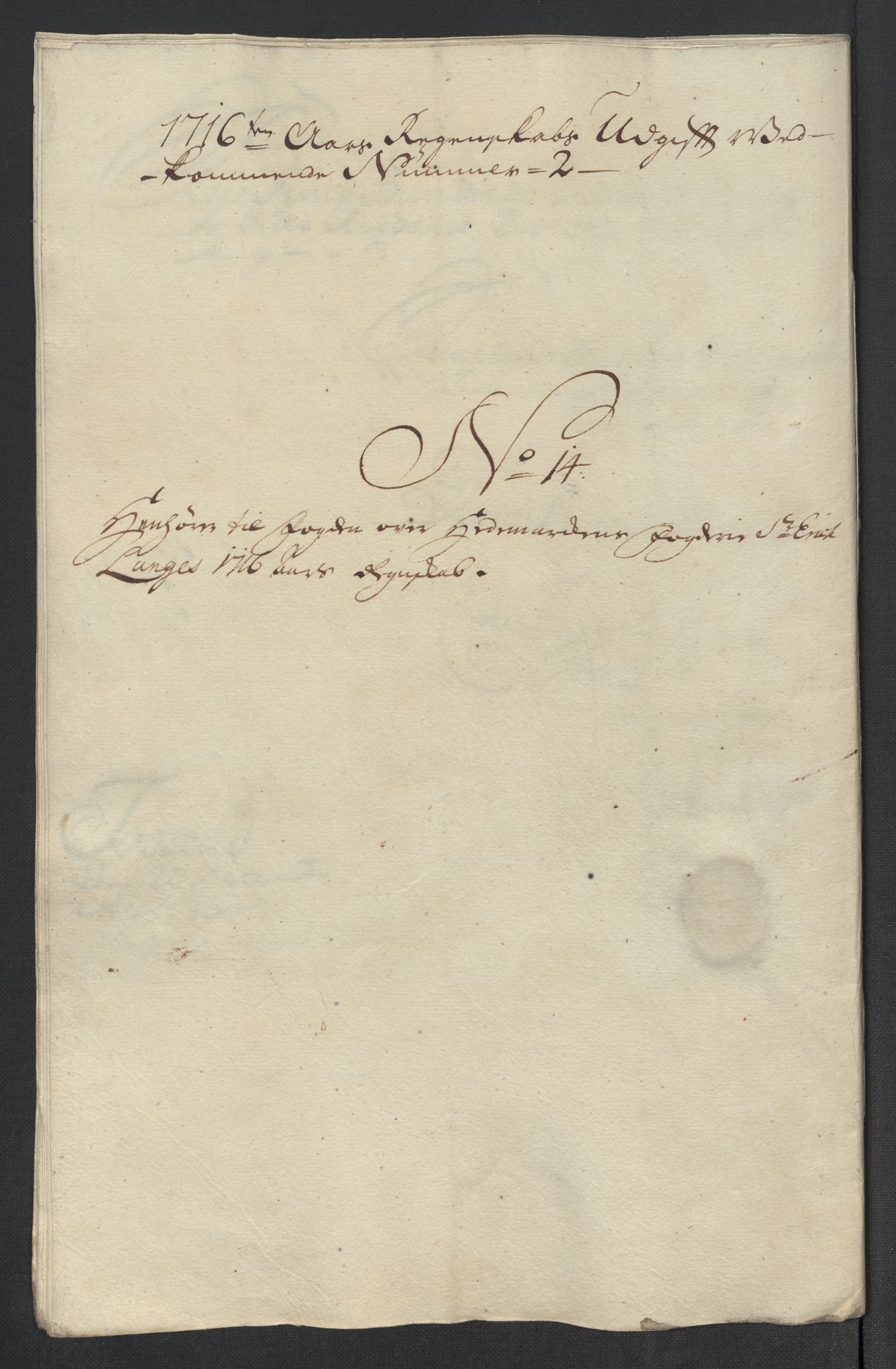 Rentekammeret inntil 1814, Reviderte regnskaper, Fogderegnskap, AV/RA-EA-4092/R16/L1055: Fogderegnskap Hedmark, 1716, p. 293