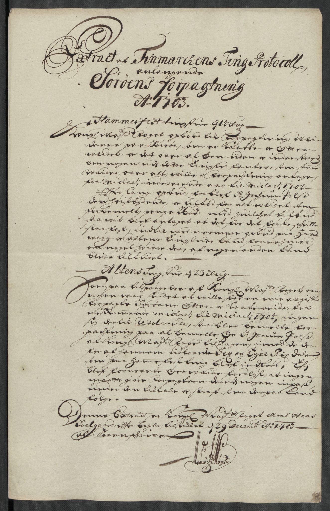 Rentekammeret inntil 1814, Reviderte regnskaper, Fogderegnskap, AV/RA-EA-4092/R69/L4852: Fogderegnskap Finnmark/Vardøhus, 1701-1704, p. 302