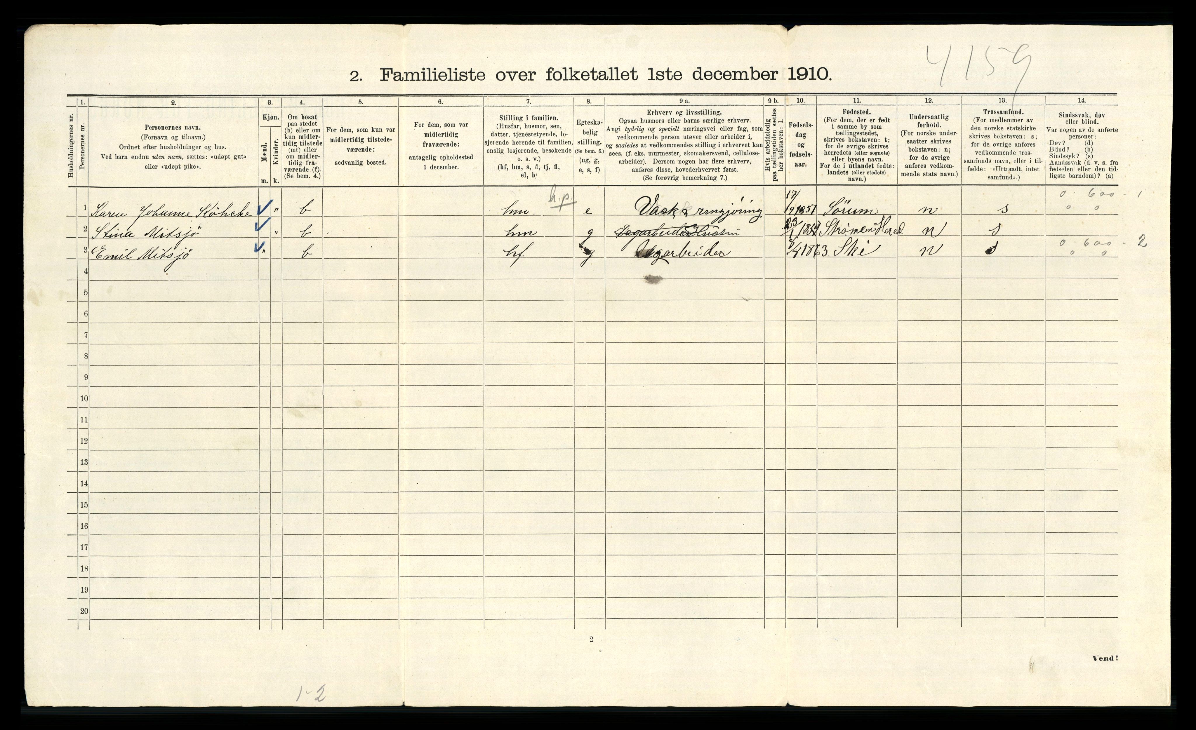 RA, 1910 census for Kristiania, 1910, p. 3202