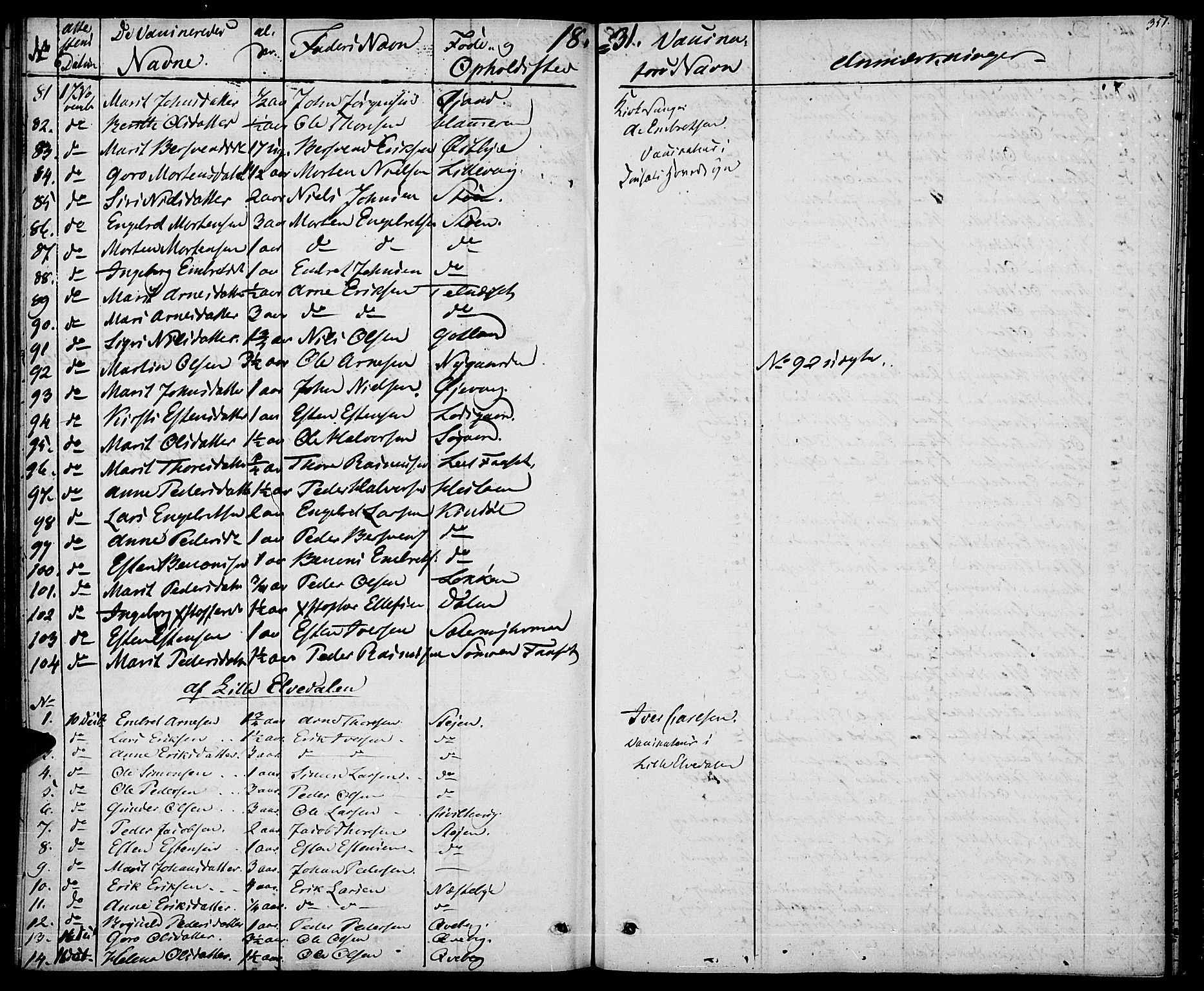 Tynset prestekontor, AV/SAH-PREST-058/H/Ha/Haa/L0019: Parish register (official) no. 19, 1829-1847, p. 351