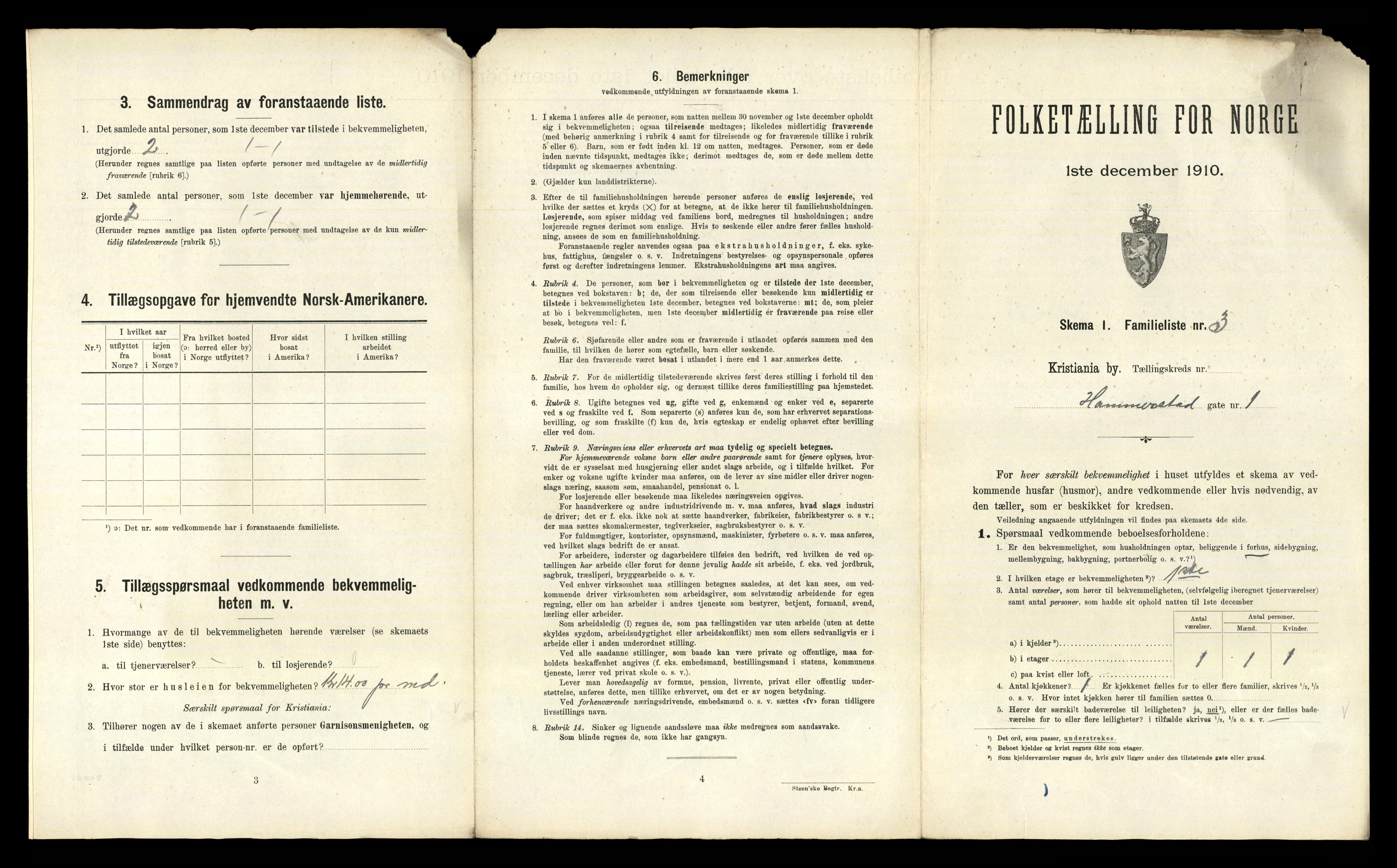 RA, 1910 census for Kristiania, 1910, p. 33421