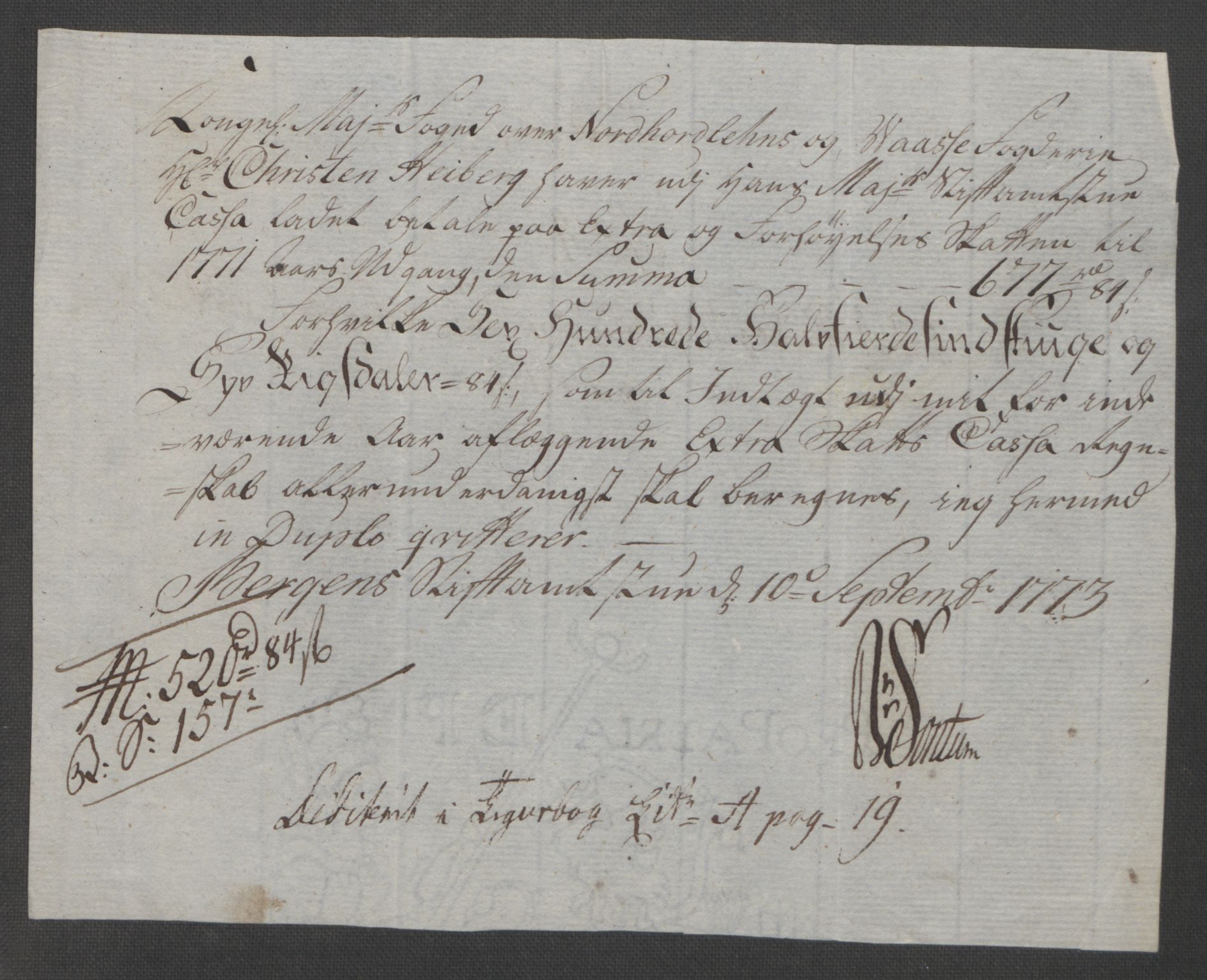 Rentekammeret inntil 1814, Reviderte regnskaper, Fogderegnskap, AV/RA-EA-4092/R51/L3303: Ekstraskatten Nordhordland og Voss, 1762-1772, p. 680