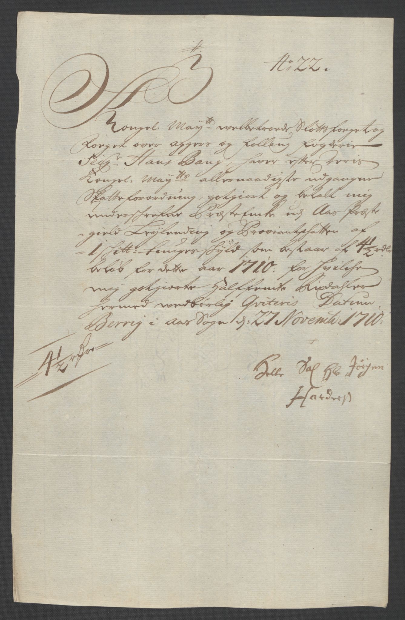 Rentekammeret inntil 1814, Reviderte regnskaper, Fogderegnskap, AV/RA-EA-4092/R10/L0448: Fogderegnskap Aker og Follo, 1710-1711, p. 89