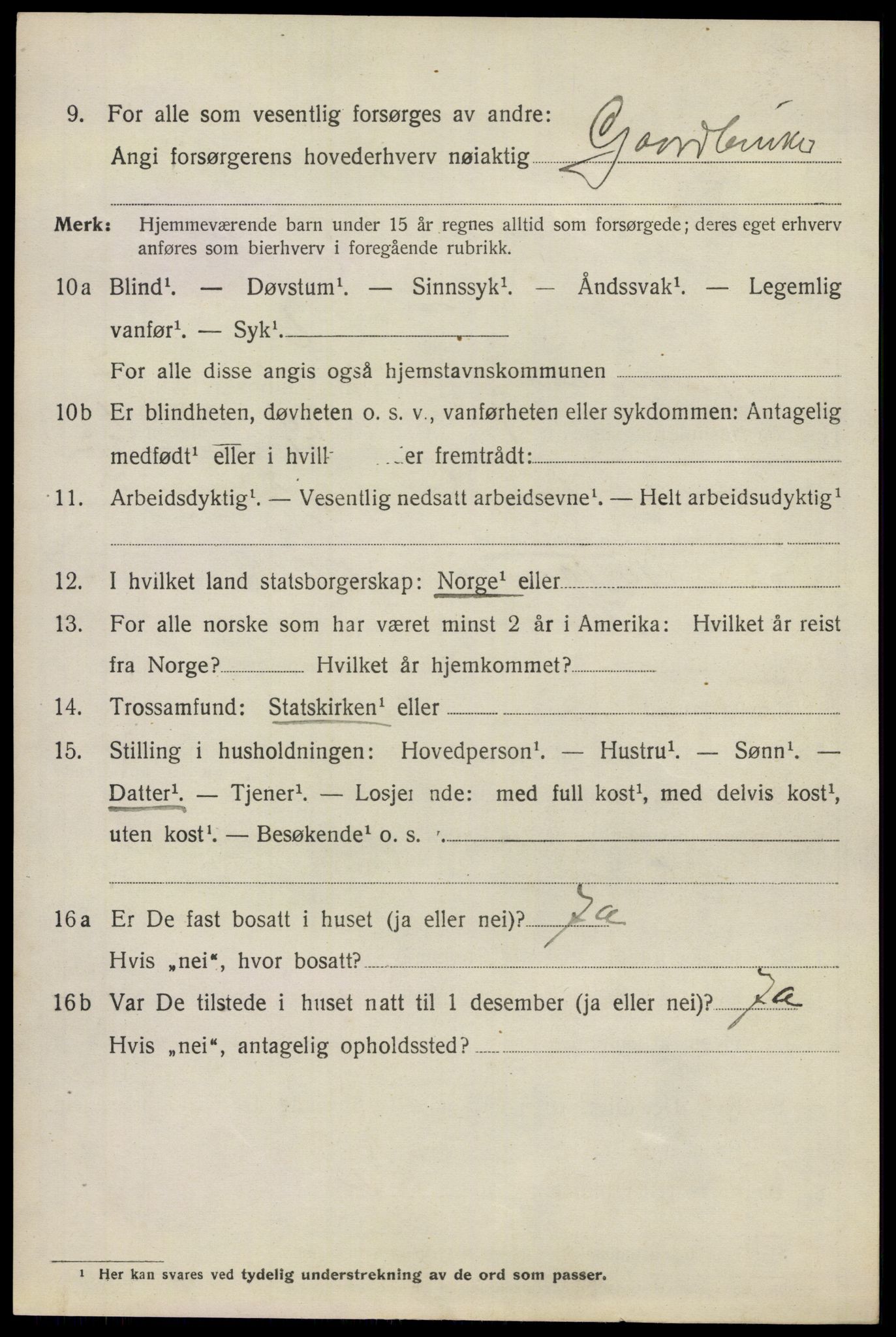 SAO, 1920 census for Nannestad, 1920, p. 8595