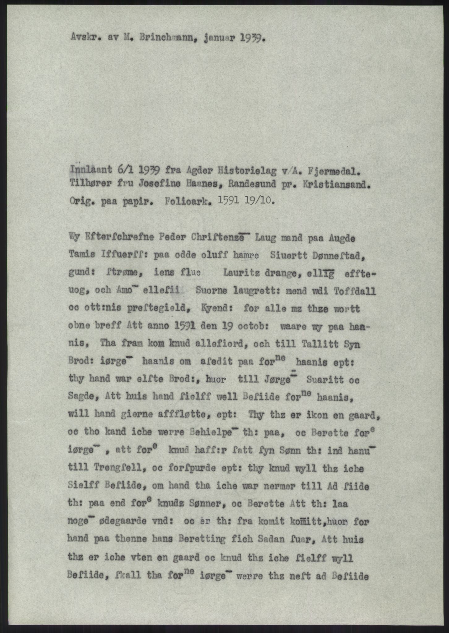 Samlinger til kildeutgivelse, Diplomavskriftsamlingen, AV/RA-EA-4053/H/Ha, p. 1330