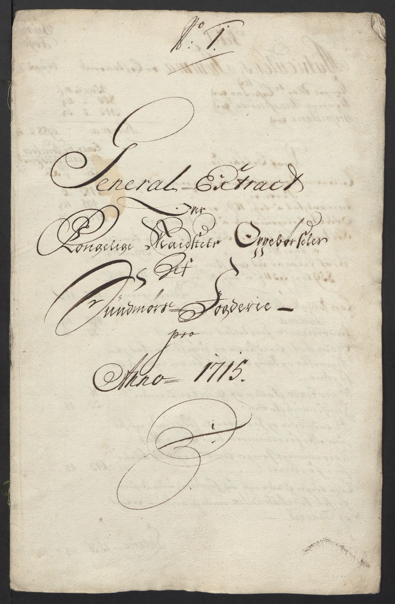 Rentekammeret inntil 1814, Reviderte regnskaper, Fogderegnskap, RA/EA-4092/R54/L3567: Fogderegnskap Sunnmøre, 1715, p. 17