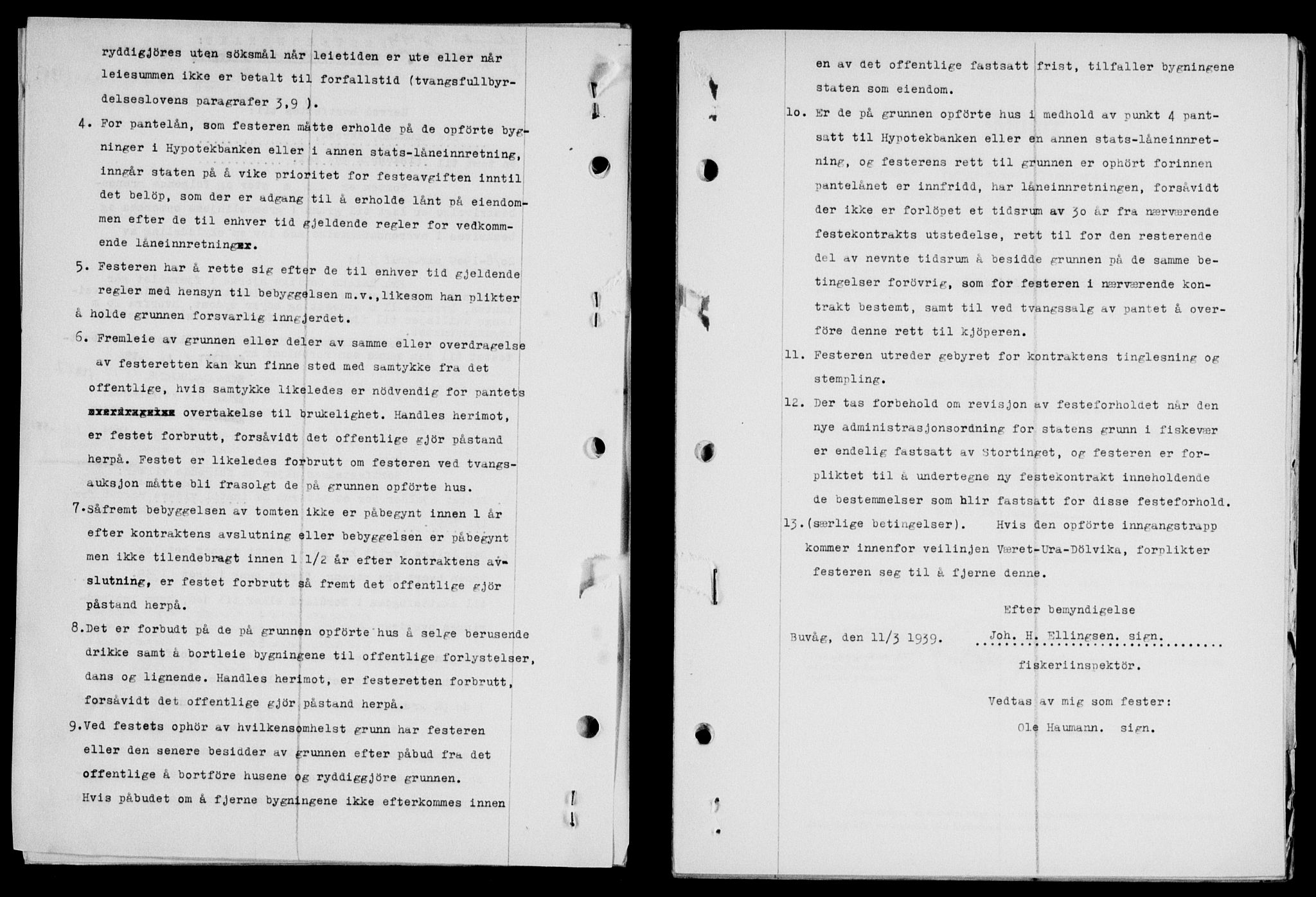 Lofoten sorenskriveri, SAT/A-0017/1/2/2C/L0020a: Mortgage book no. 20a, 1948-1949, Diary no: : 645/1949