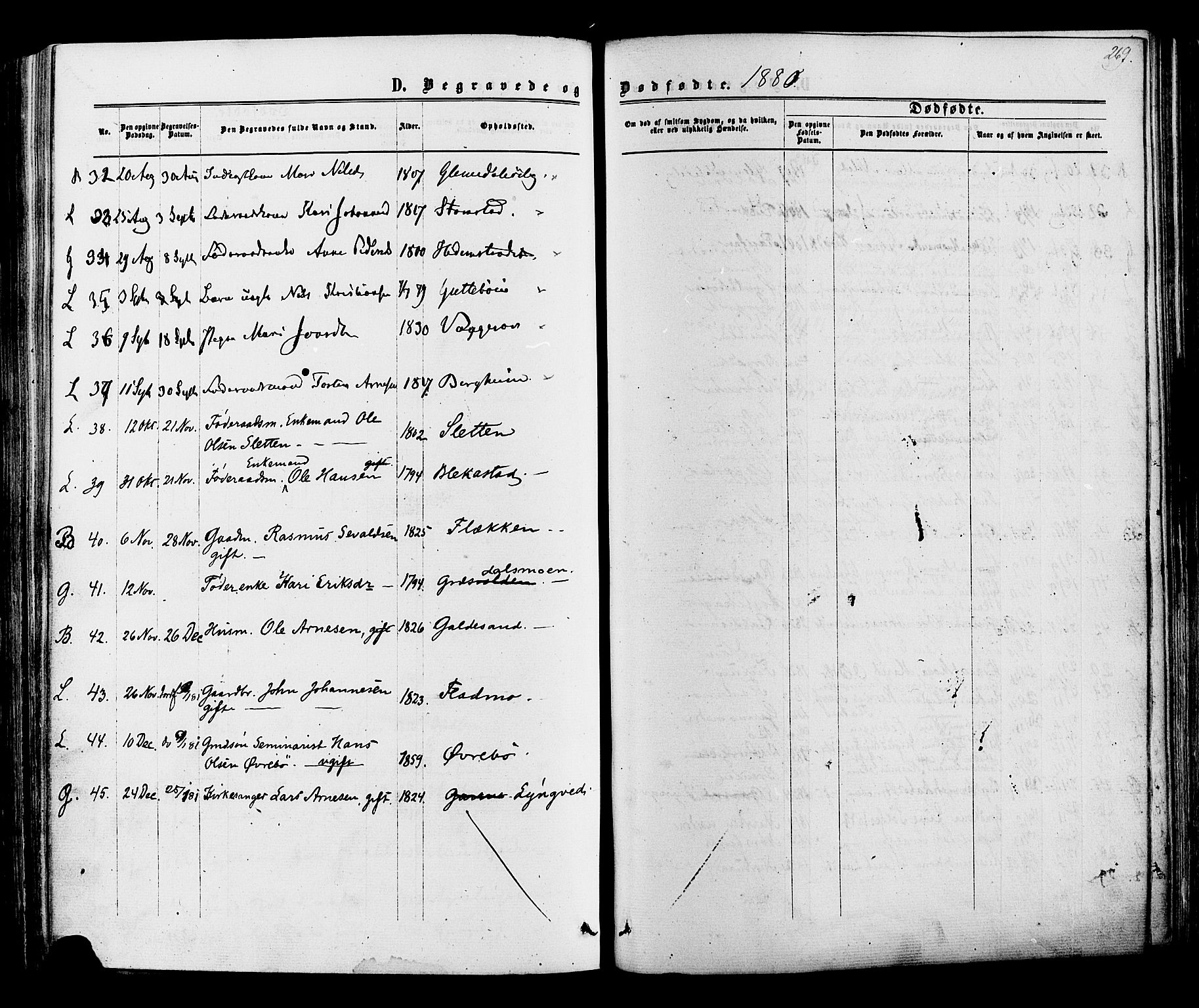 Lom prestekontor, AV/SAH-PREST-070/K/L0007: Parish register (official) no. 7, 1863-1884, p. 269