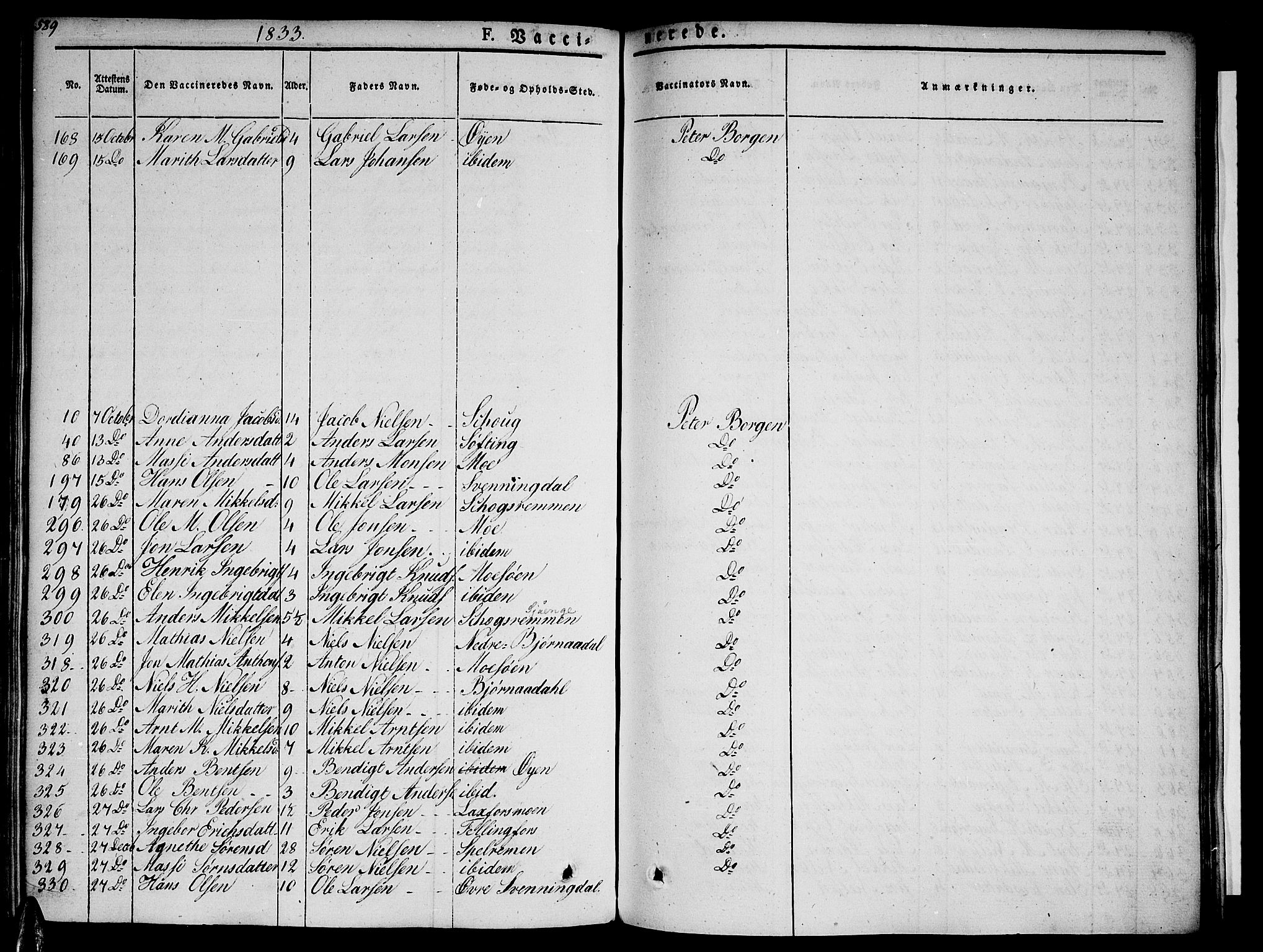 Ministerialprotokoller, klokkerbøker og fødselsregistre - Nordland, AV/SAT-A-1459/820/L0290: Parish register (official) no. 820A11, 1826-1845, p. 589