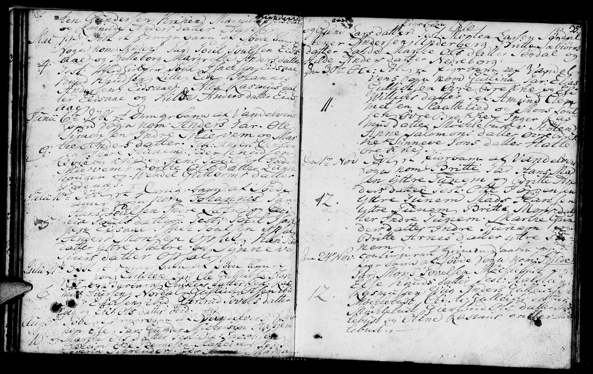 Ministerialprotokoller, klokkerbøker og fødselsregistre - Møre og Romsdal, SAT/A-1454/501/L0003: Parish register (official) no. 501A03, 1803-1816, p. 35