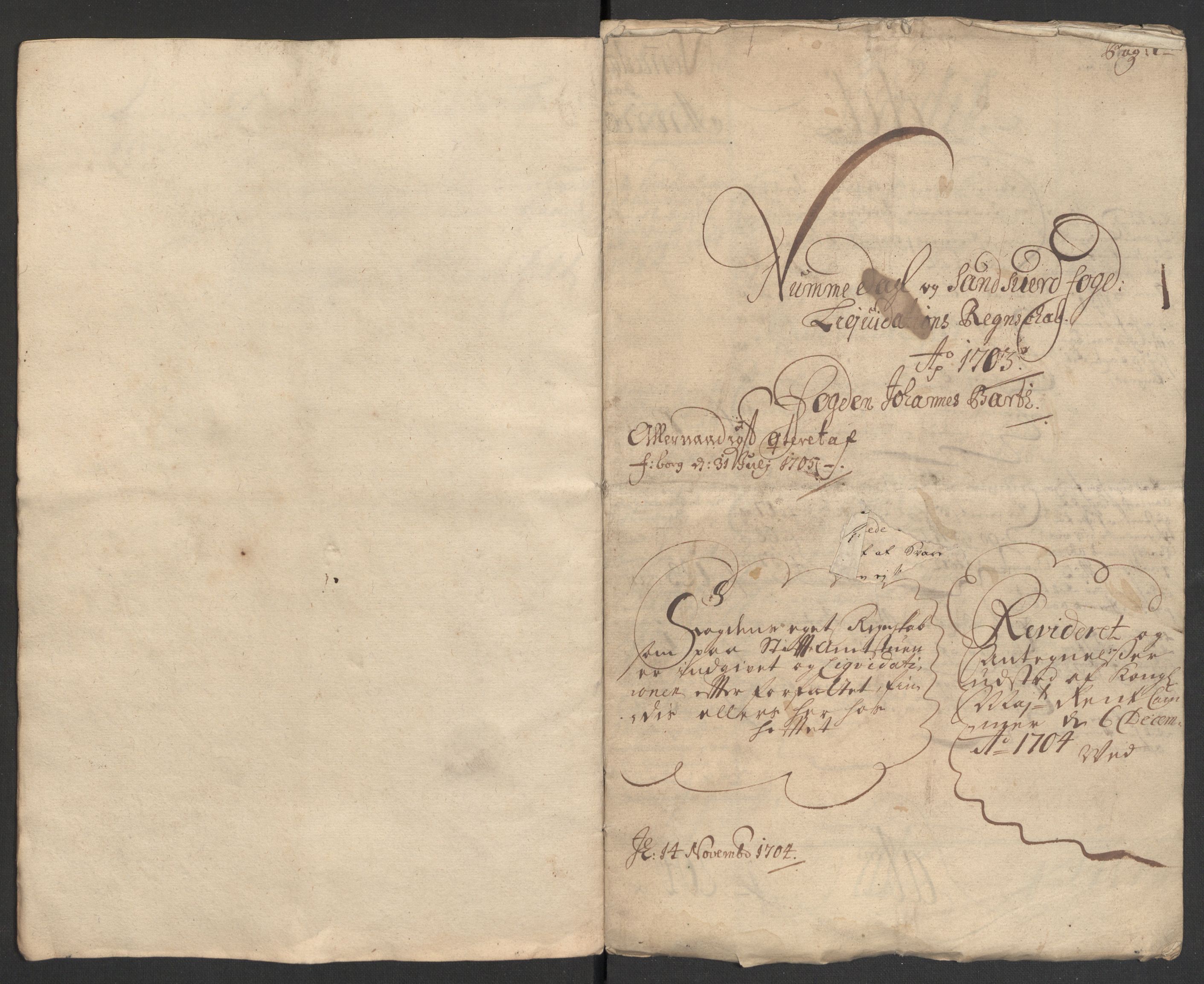 Rentekammeret inntil 1814, Reviderte regnskaper, Fogderegnskap, AV/RA-EA-4092/R24/L1581: Fogderegnskap Numedal og Sandsvær, 1703, p. 9