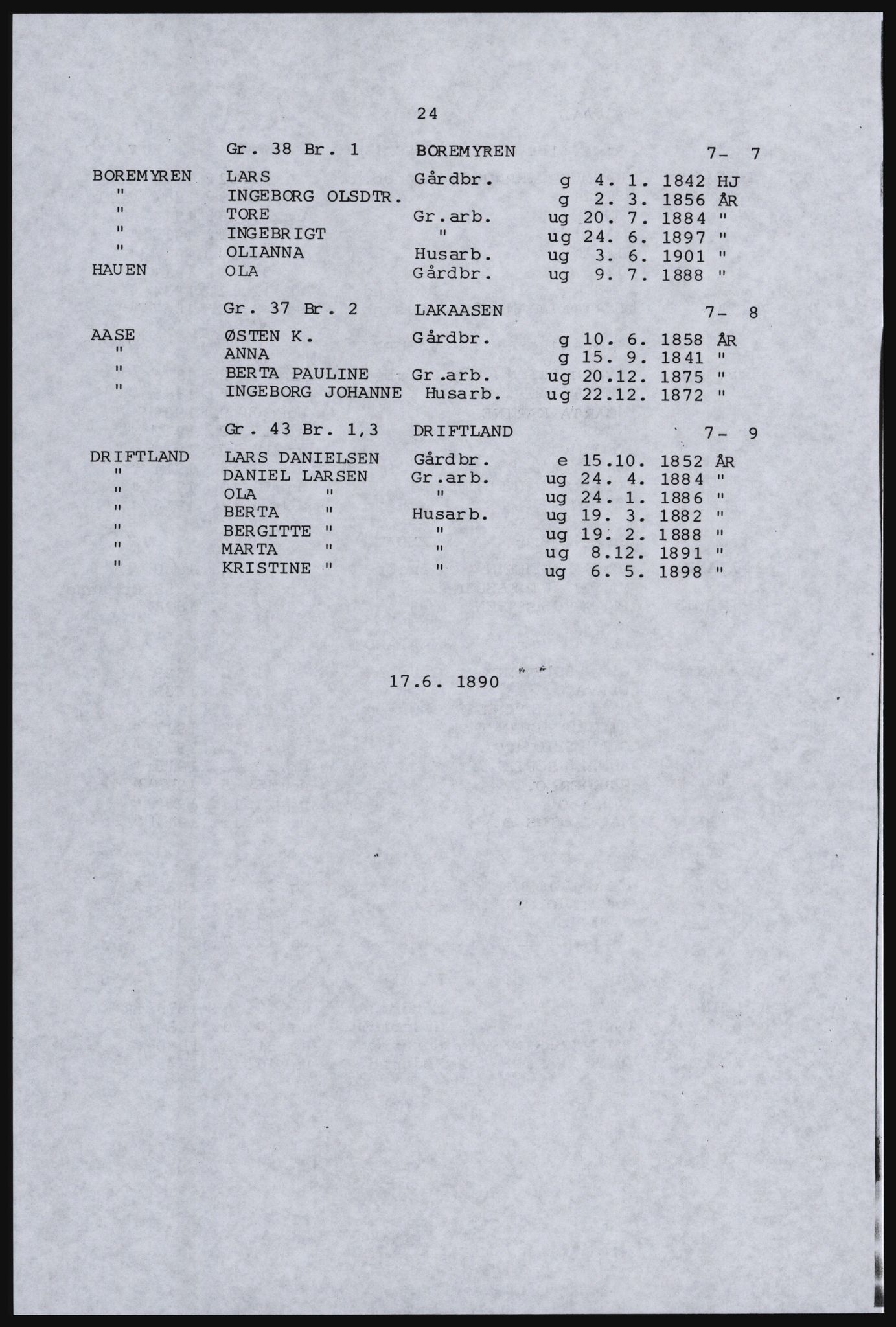 SAST, Copy of 1920 census for Inner Ryfylke, 1920, p. 30