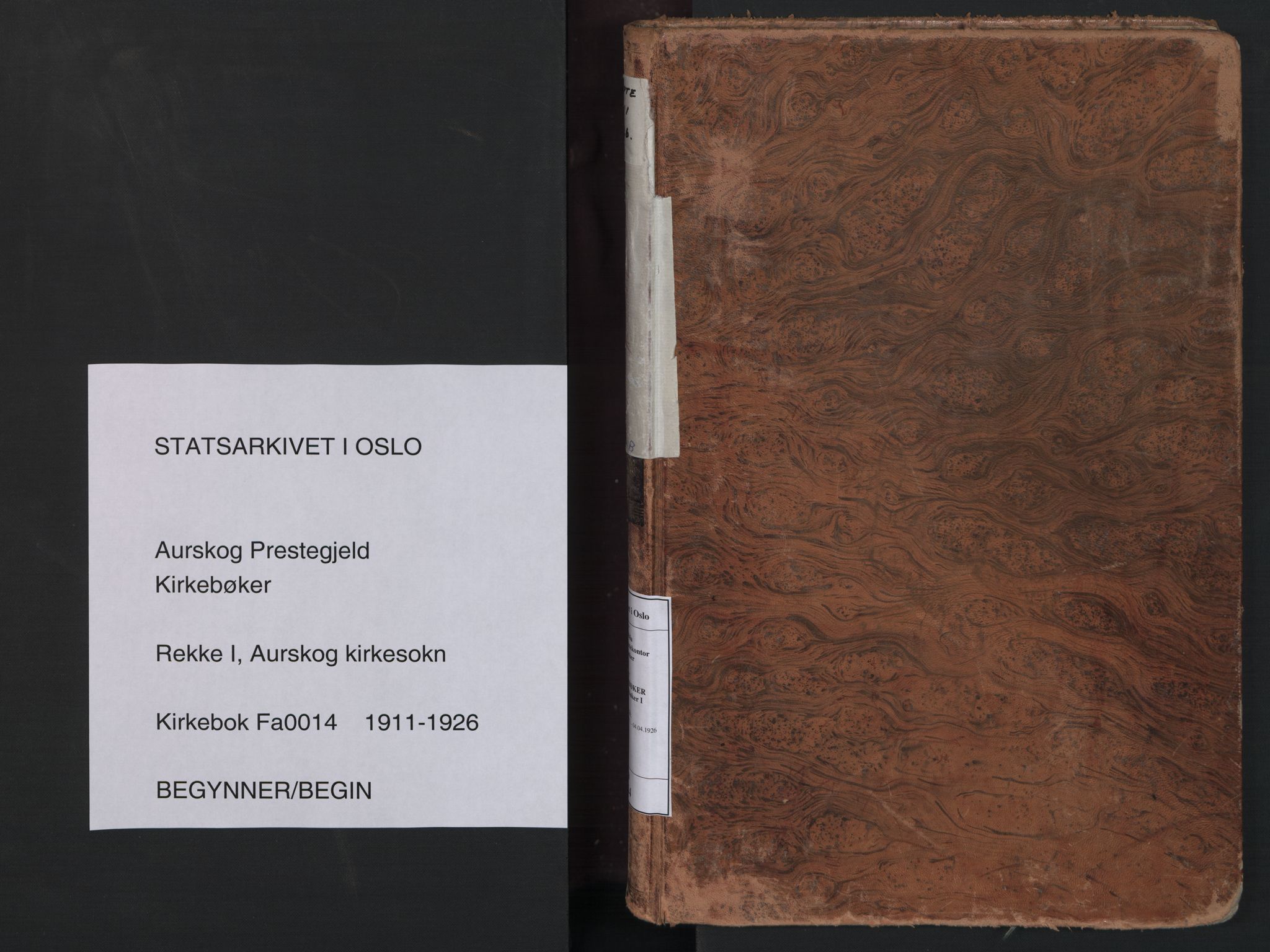 Aurskog prestekontor Kirkebøker, AV/SAO-A-10304a/F/Fa/L0014: Parish register (official) no. I 14, 1911-1926