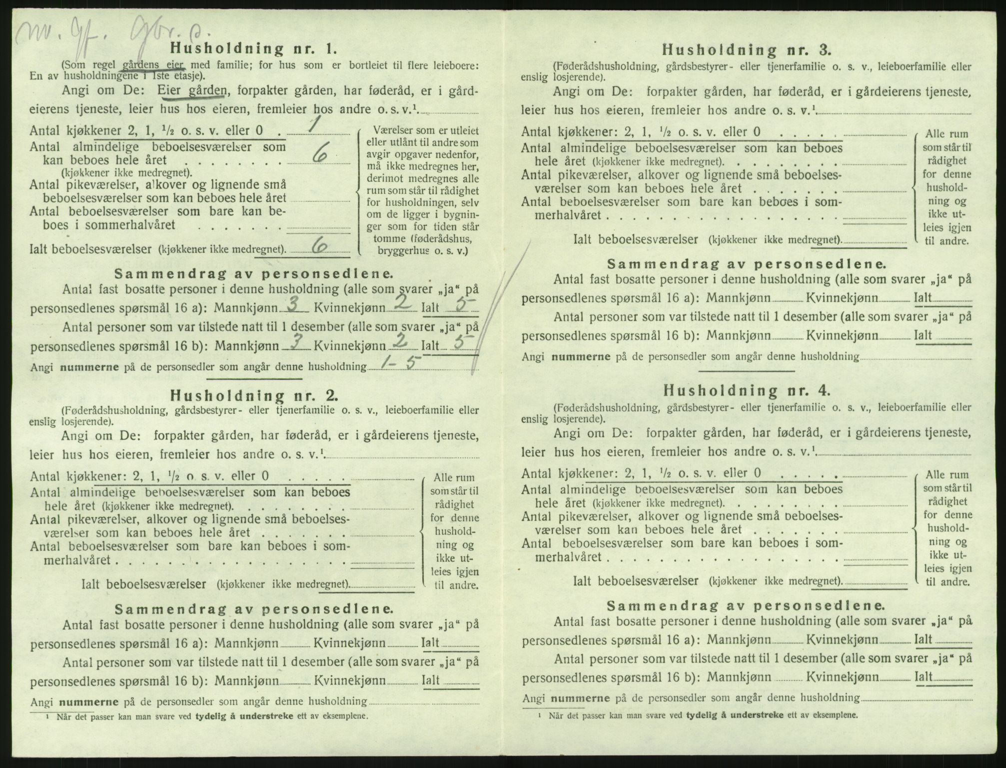 SAKO, 1920 census for Hedrum, 1920, p. 1270