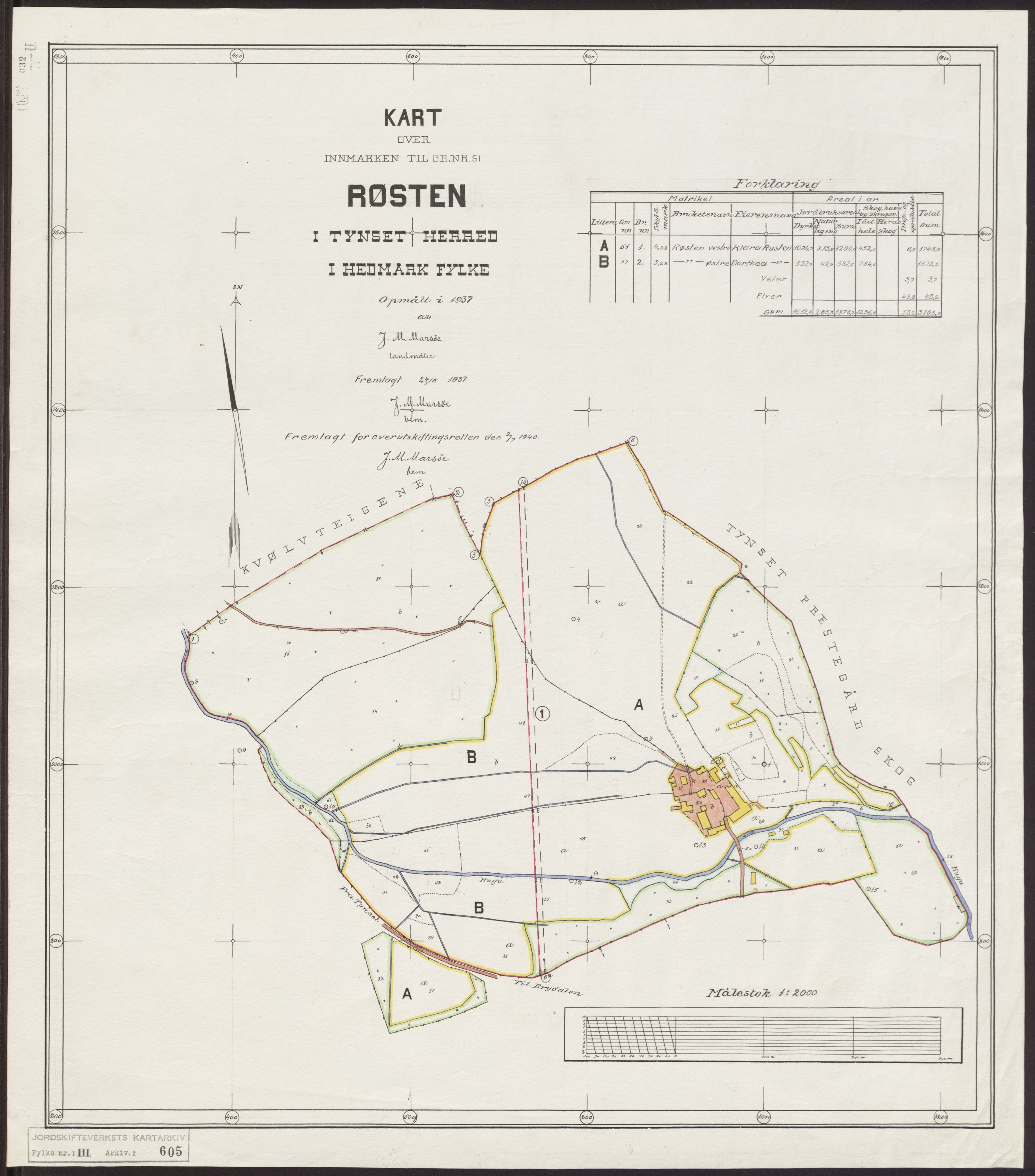 Jordskifteverkets kartarkiv, AV/RA-S-3929/T, 1859-1988, p. 955