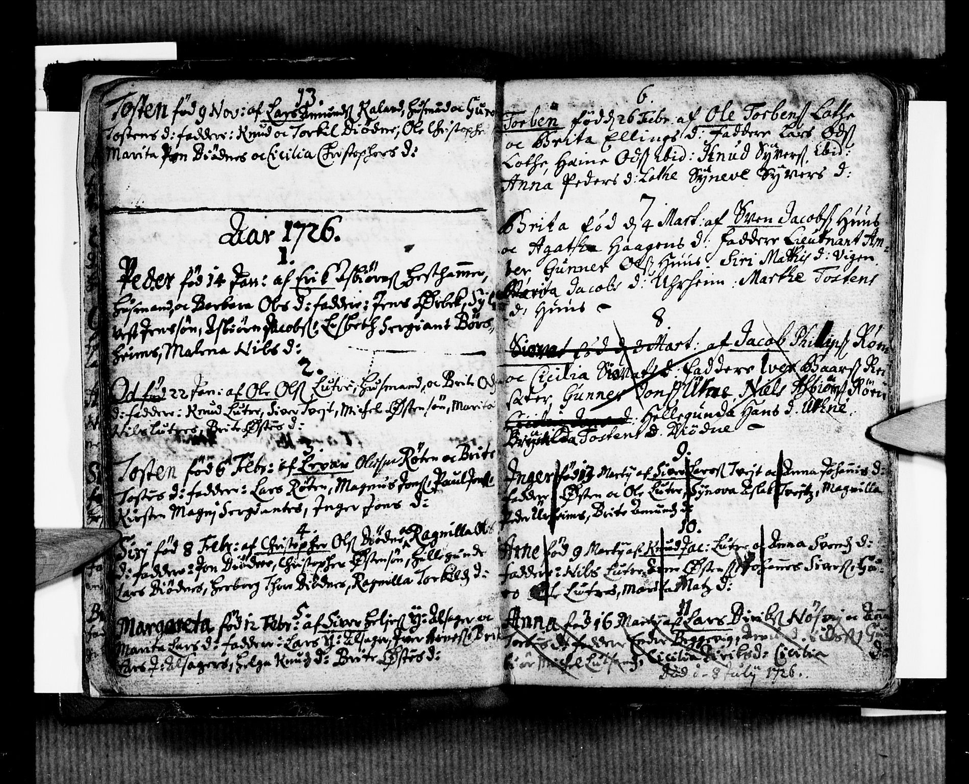 Ullensvang sokneprestembete, SAB/A-78701/H/Haa: Parish register (official) no. A 3 /2, 1719-1733