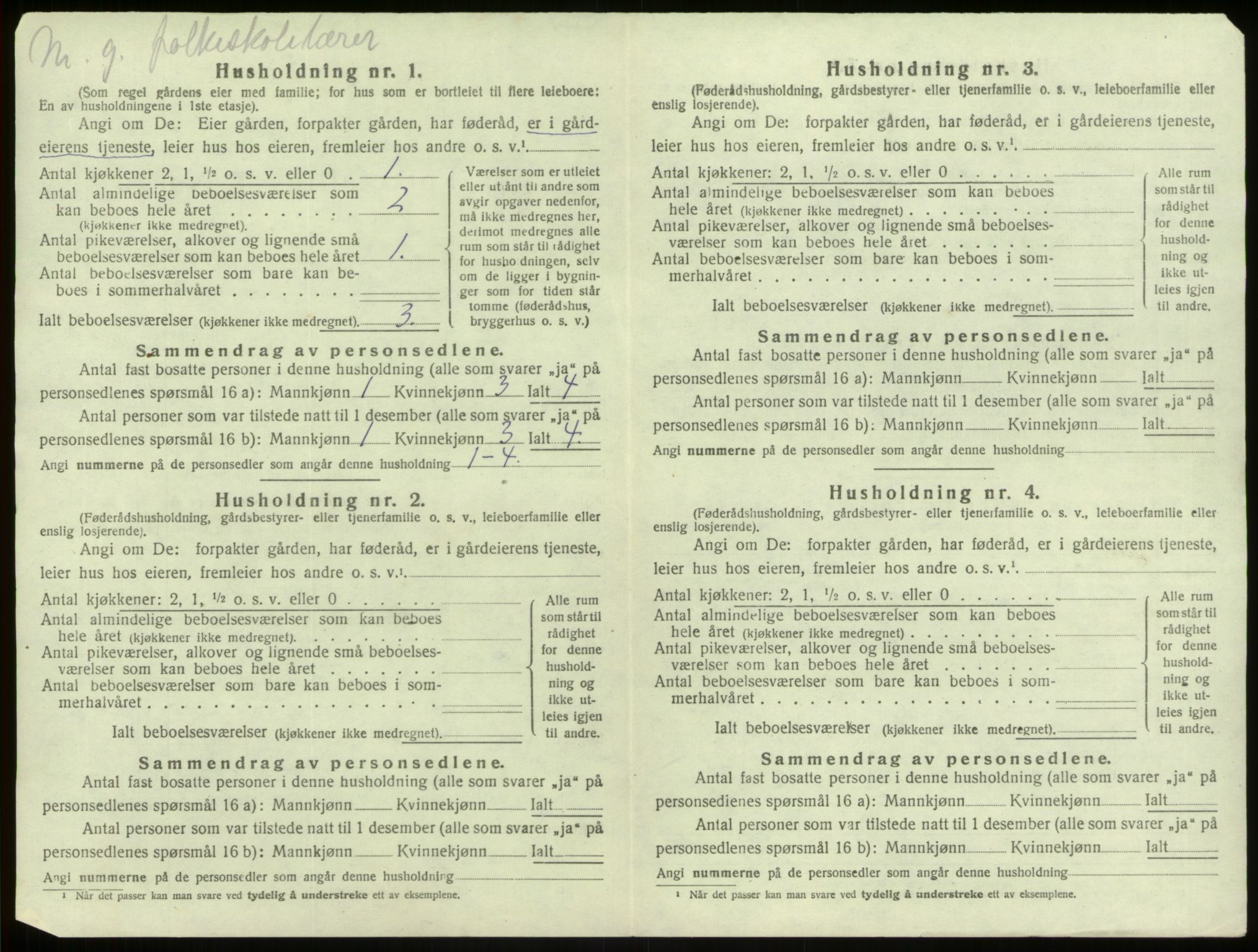 SAB, 1920 census for Lindås, 1920, p. 1281