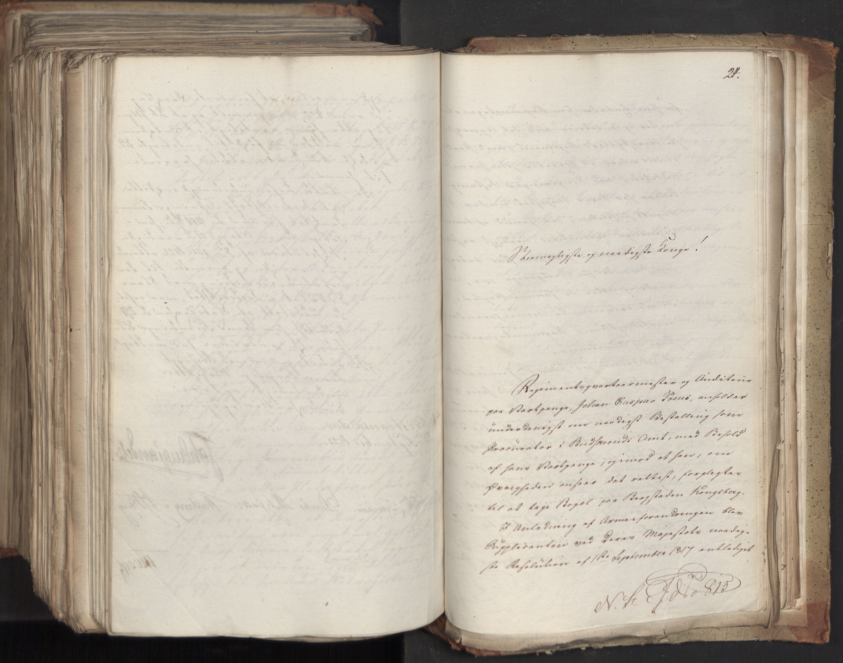 Statsrådsavdelingen i Stockholm, AV/RA-S-1003/D/Da/L0035: Regjeringsinnstillinger nr. 541-840, 1823, p. 744