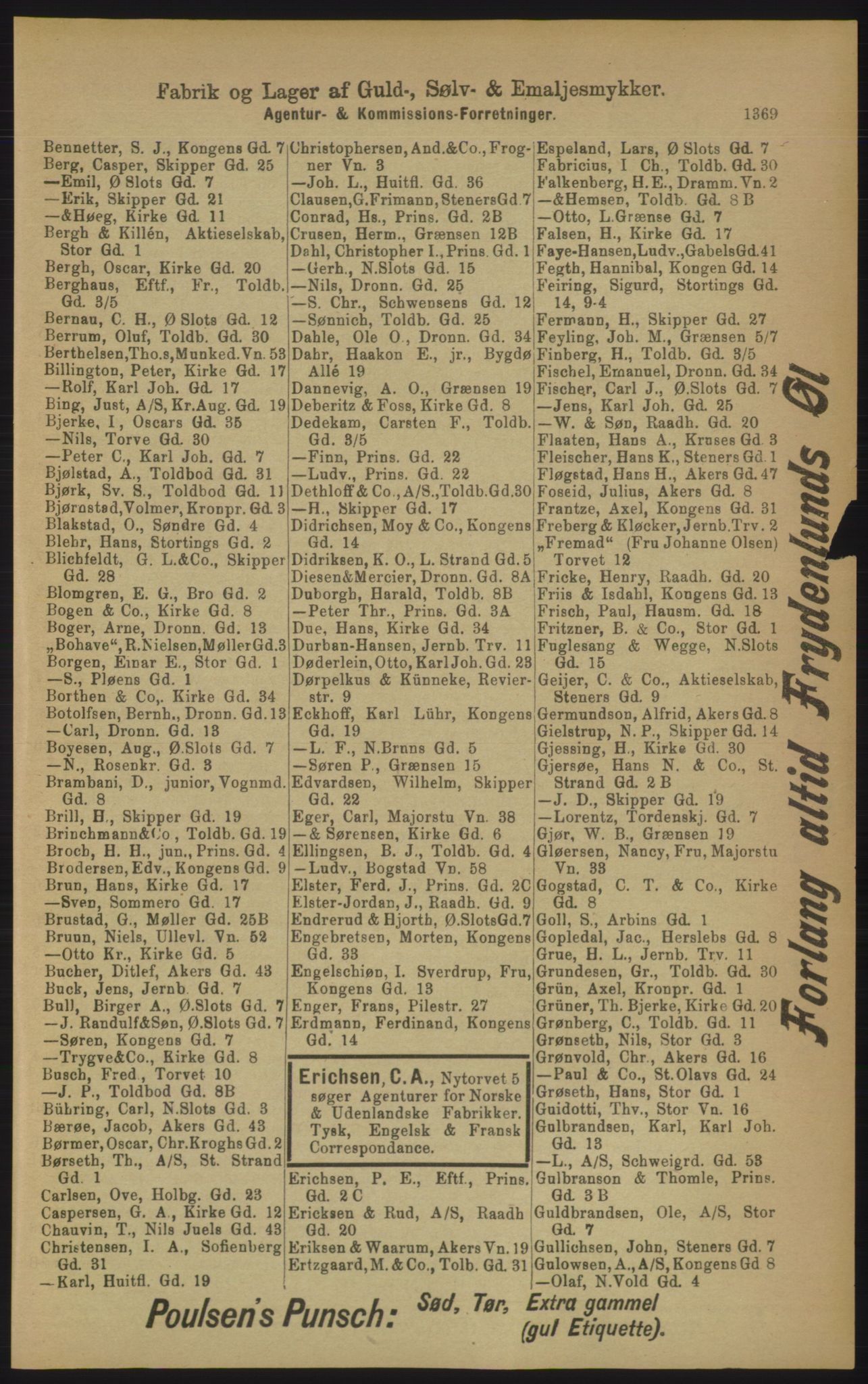 Kristiania/Oslo adressebok, PUBL/-, 1906, p. 1369