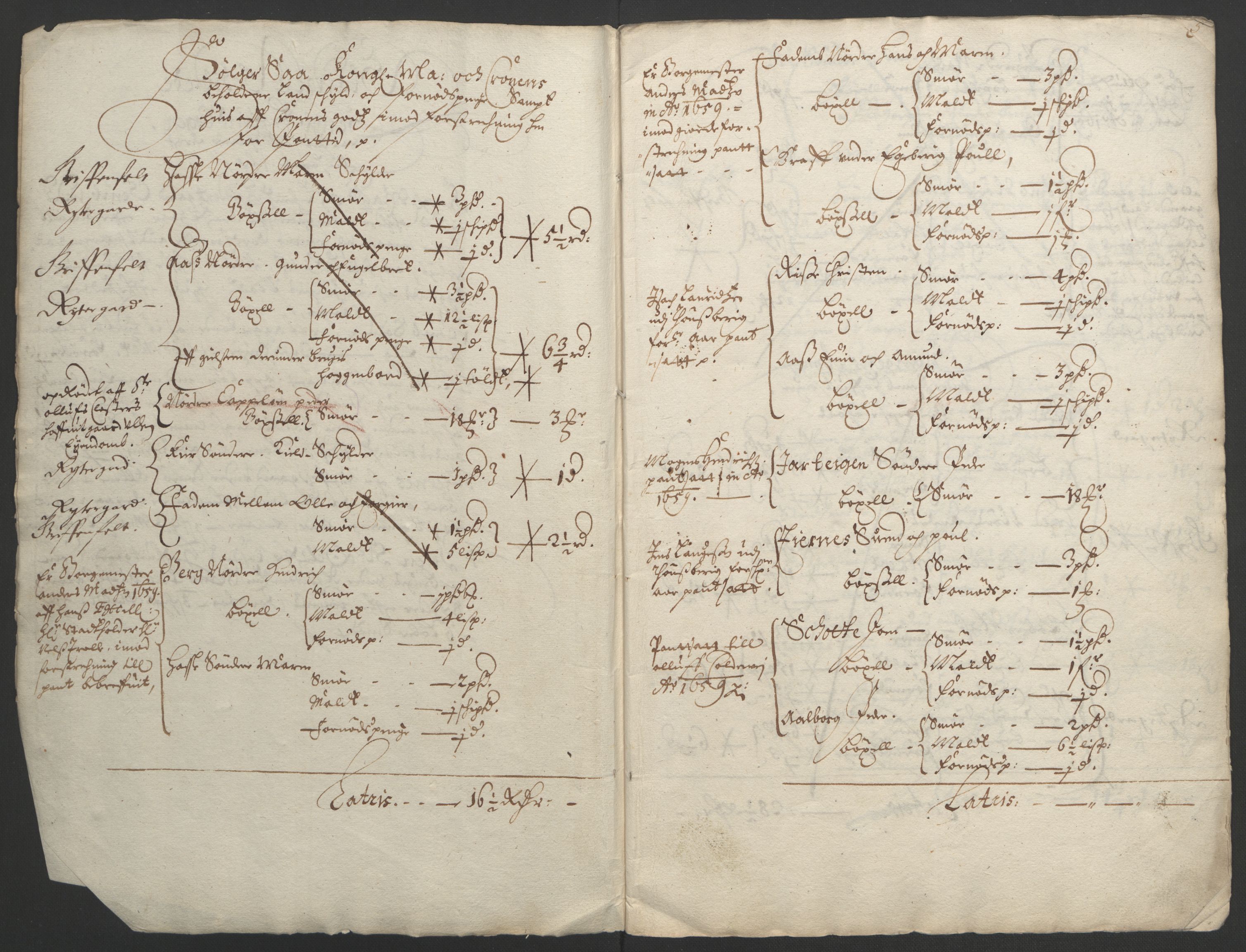 Rentekammeret inntil 1814, Reviderte regnskaper, Fogderegnskap, AV/RA-EA-4092/R32/L1838: Fogderegnskap Jarlsberg grevskap, 1661-1663, p. 153