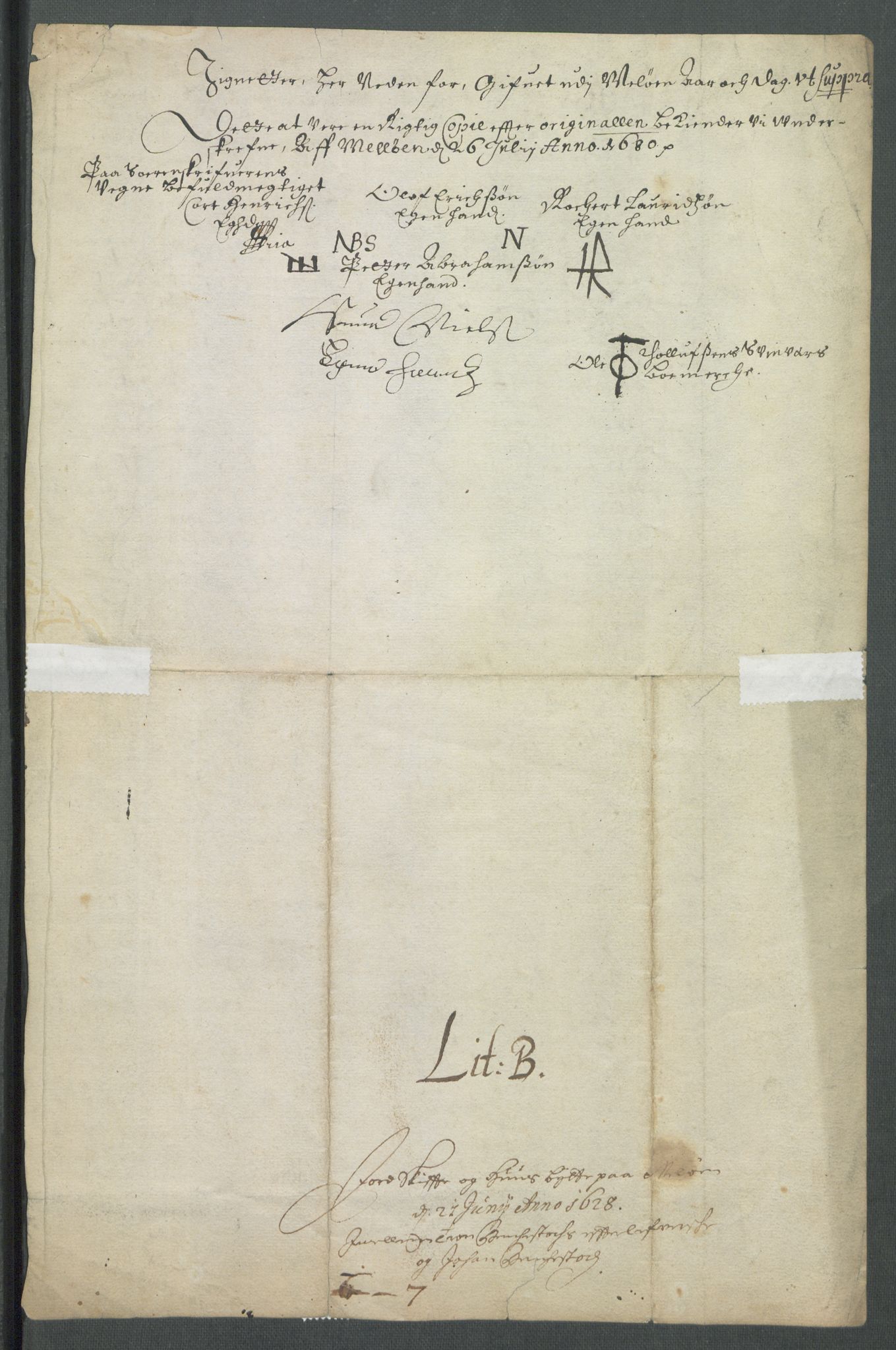 Riksarkivets diplomsamling, AV/RA-EA-5965/F02/L0137: Dokumenter, 1627-1628, p. 85