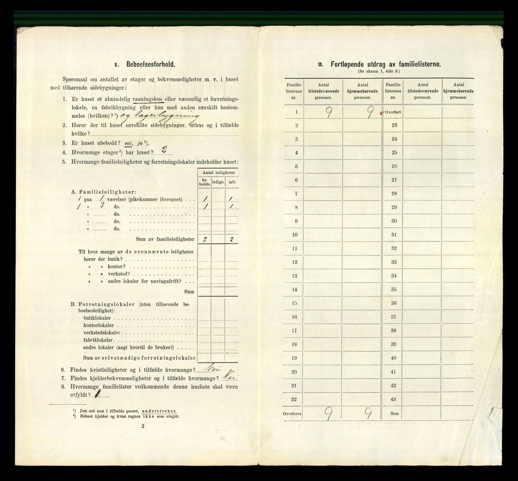 RA, 1910 census for Trondheim, 1910, p. 2956